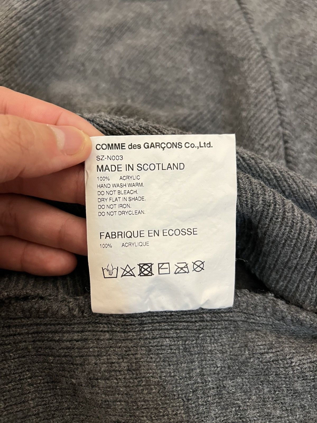 Comme des Garcons CDG X Lochaven of Scotland Sweatshirt Grey Size US XL / EU 56 / 4 - 7 Thumbnail