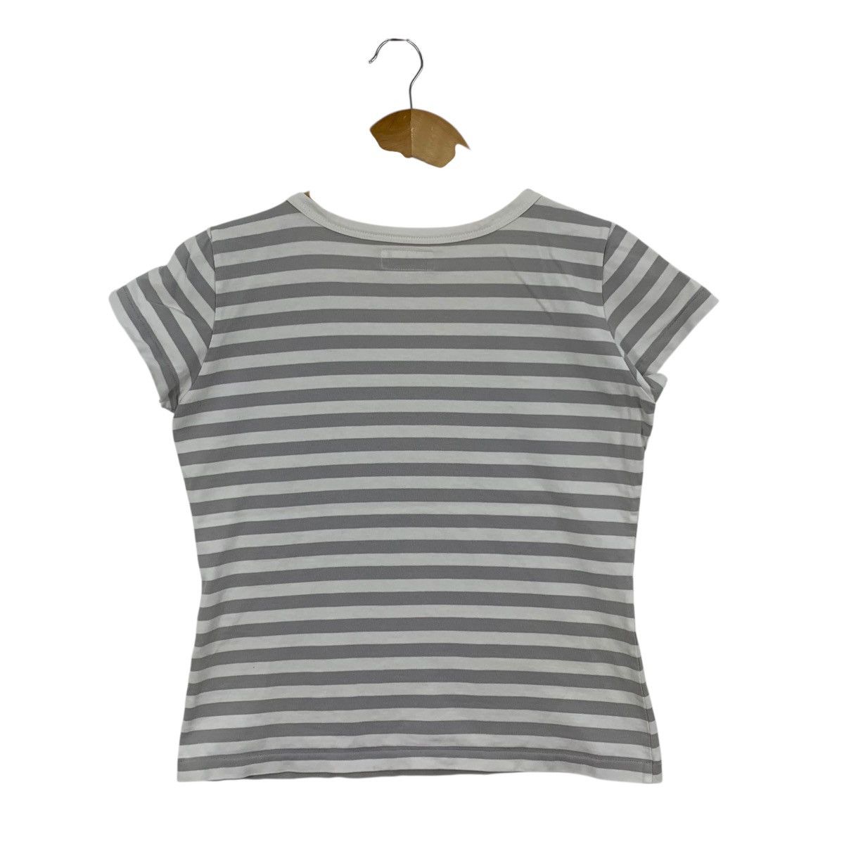 agnes b. AGNES B Paris Stripes Short Sleeve Tshirt Size S / US 4 / IT 40 - 3 Thumbnail
