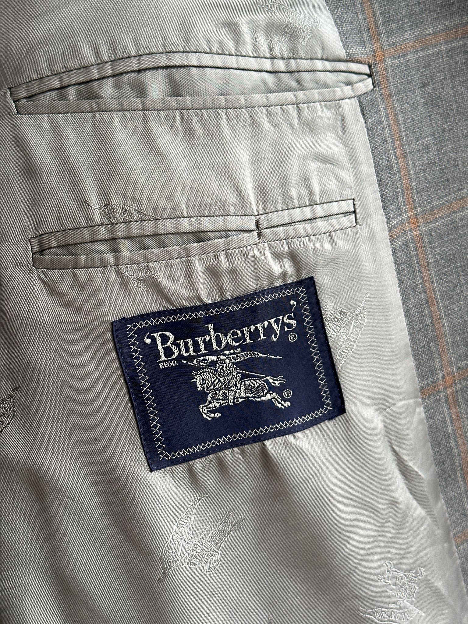Burberry Vintage Burberry x Ermenegildo Zegna Blazer Jacket Size 52R - 8 Thumbnail