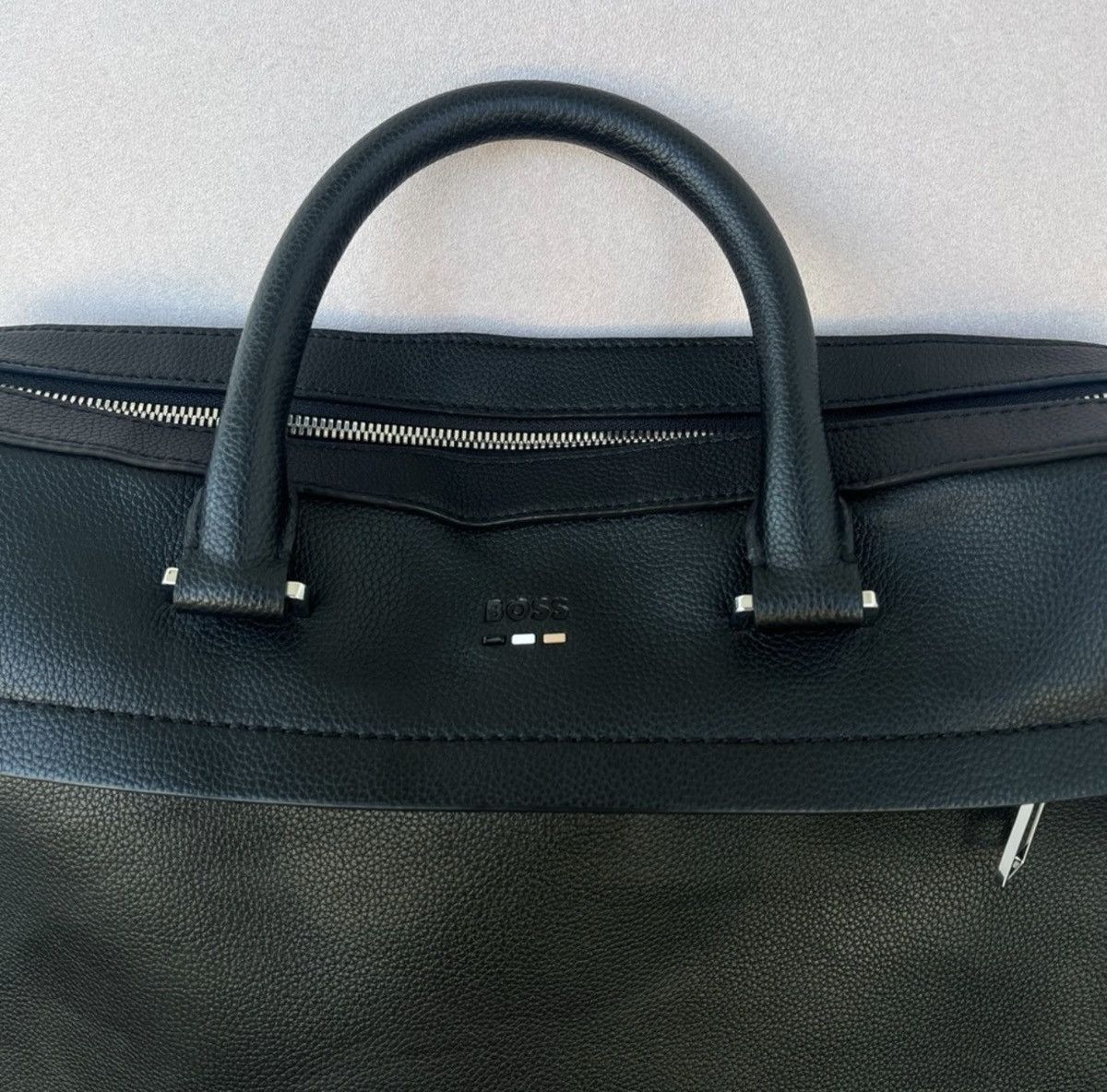 Hugo Boss BOSS FAUX-LEATHER DOCUMENT CASE WITH LOGO (Defects) Size ONE SIZE - 2 Thumbnail