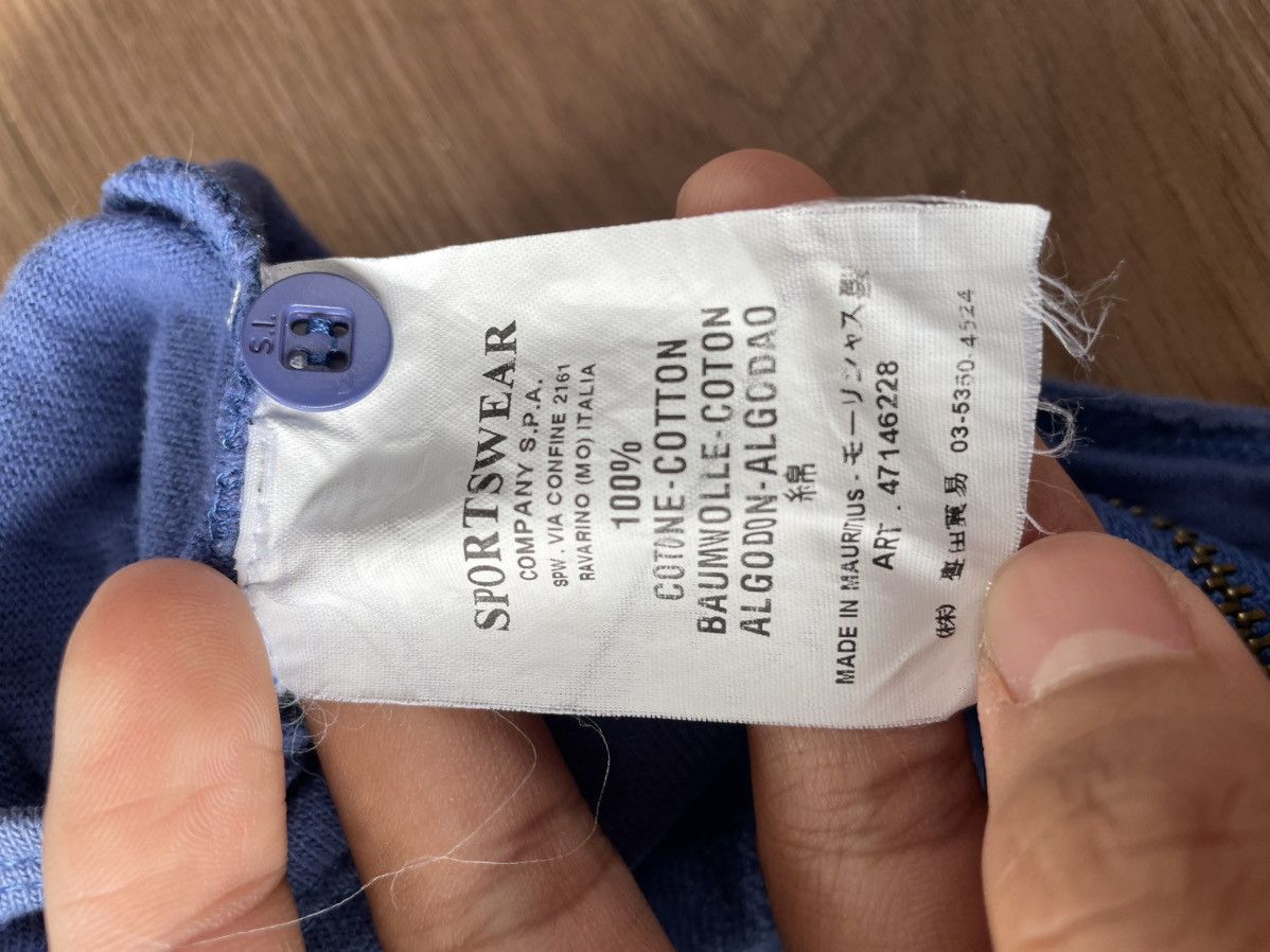 Stone Island Stone island denims zip up sweatshirt Size US L / EU 52-54 / 3 - 5 Thumbnail