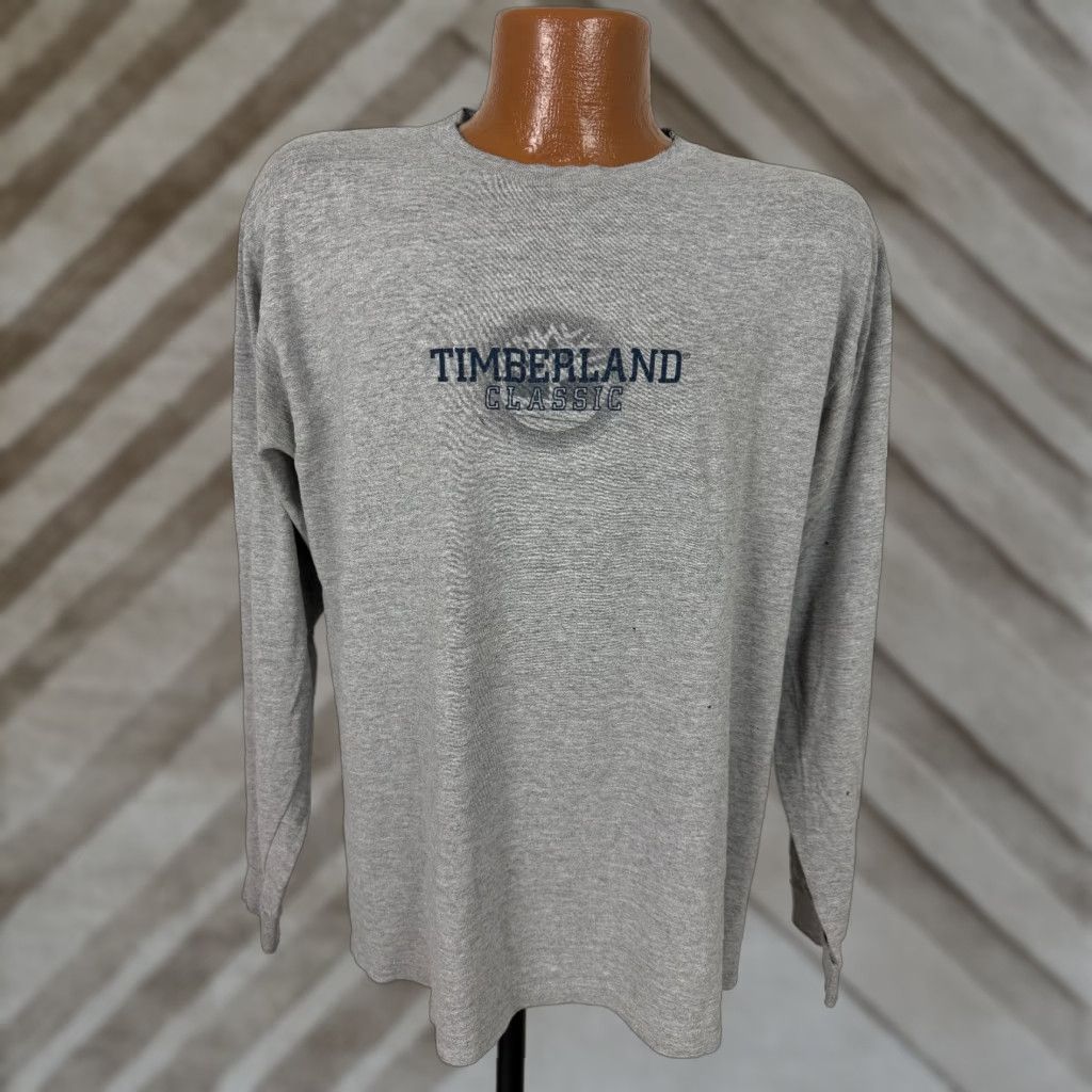 Timberland VINTAGE Timberland Shirt Men M Gray 90s Grunge Logo USA Made T-Shirt Size US M / EU 48-50 / 2 - 1 Thumbnail