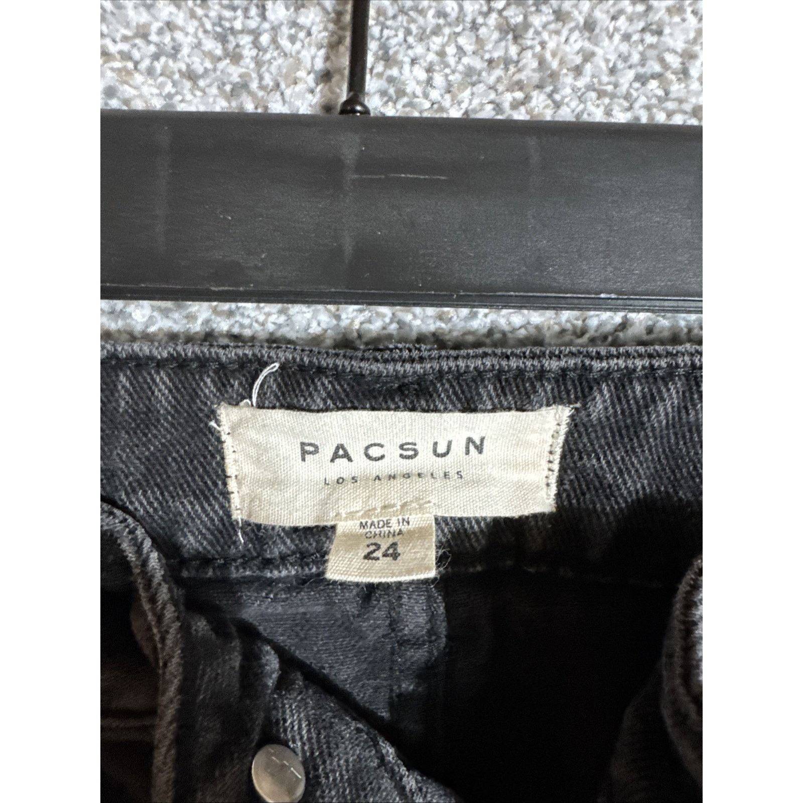 Pacsun PacSun Denim Mini Skirt Size 24 Y2K Grunge Goth Edgy Punk Size 24" / US 00 / IT 34 - 5 Thumbnail