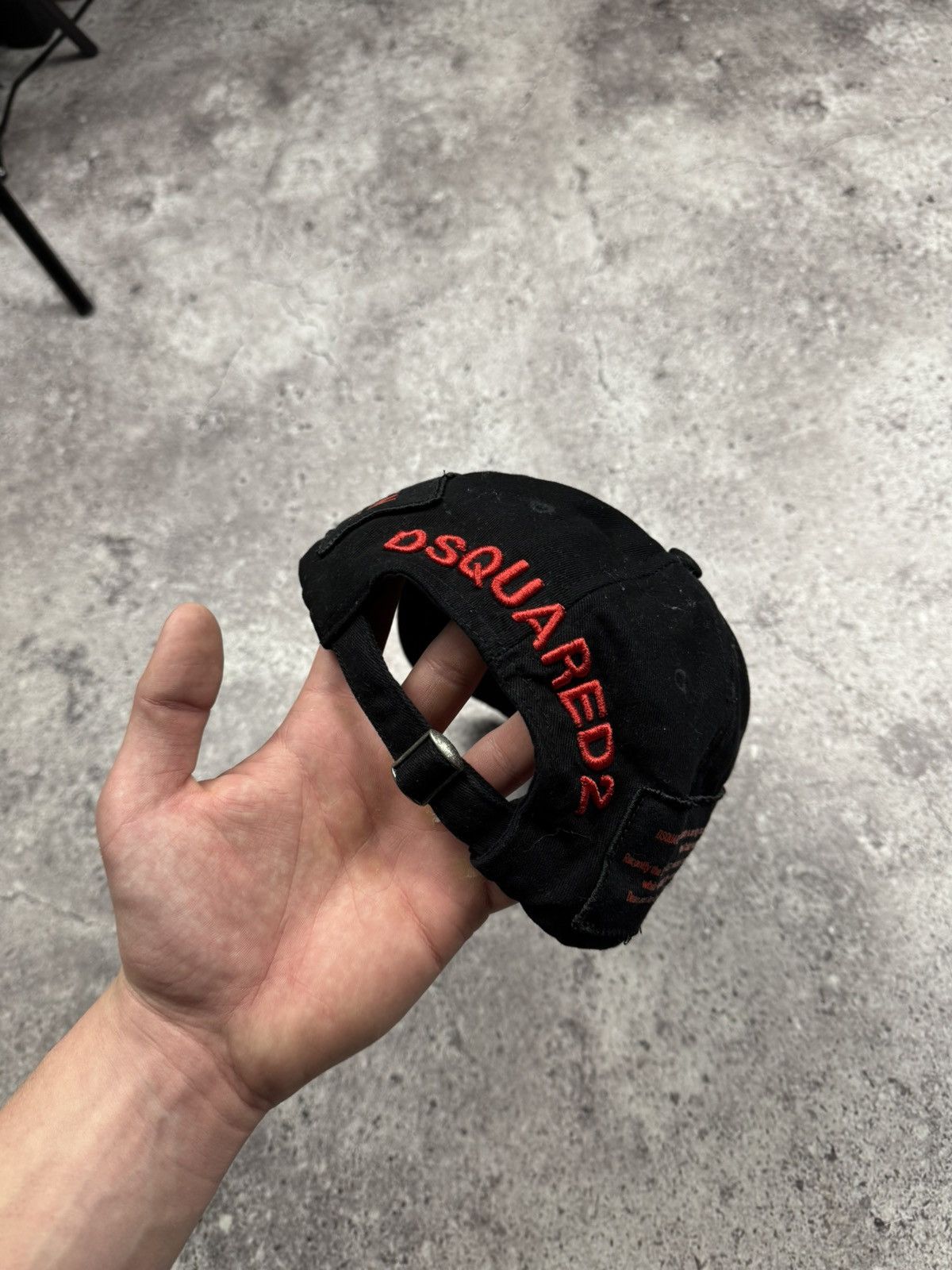 Dsquared2 Vintage Dsquared 2 Patchwork Cap Y2K Hats Japanese Style Size ONE SIZE - 7 Thumbnail