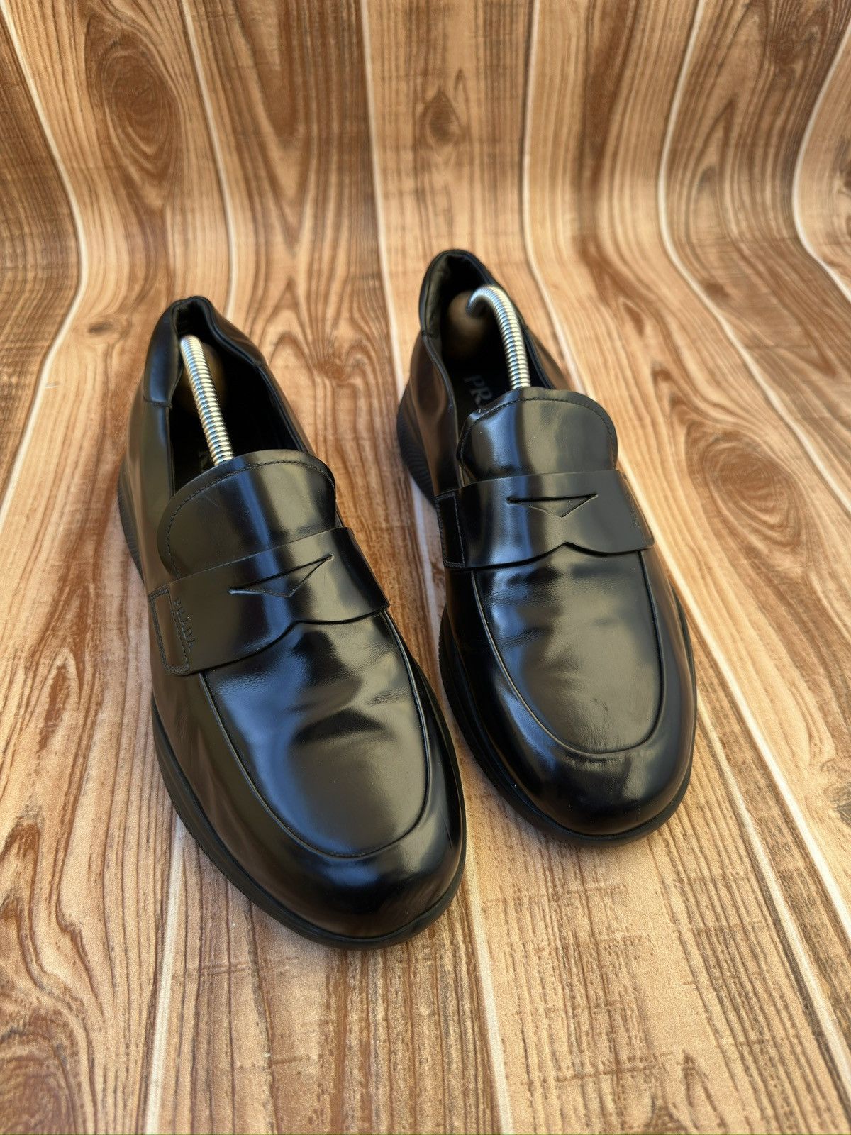 Prada Prada Americas Cup Spazzolato Leather Penny Loafer Size US 7 / EU 40 - 12 Thumbnail