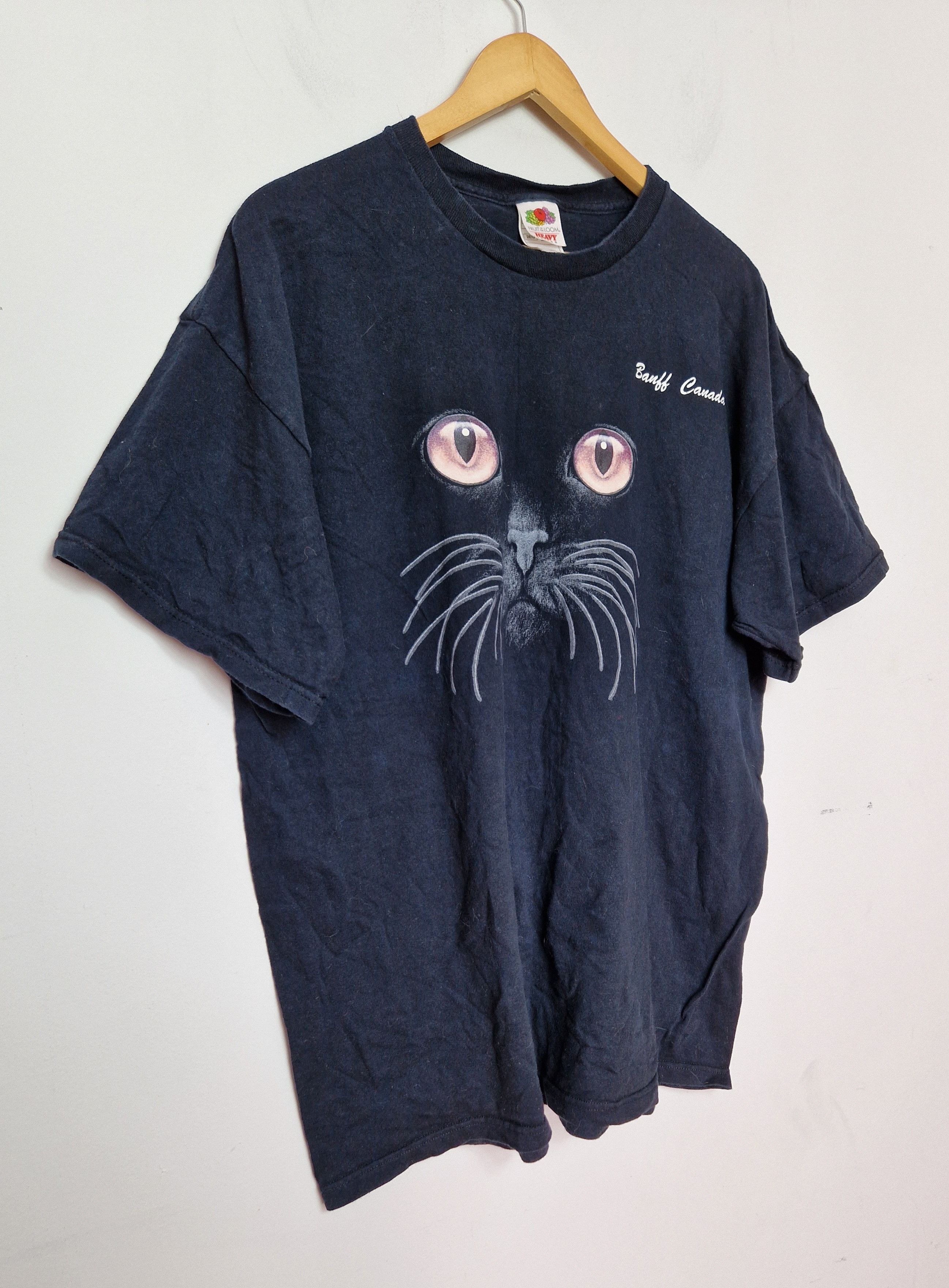 Vintage vintage cats eye cat face heavy cotton tee Size US XXL / EU 58 / 5 - 2 Thumbnail
