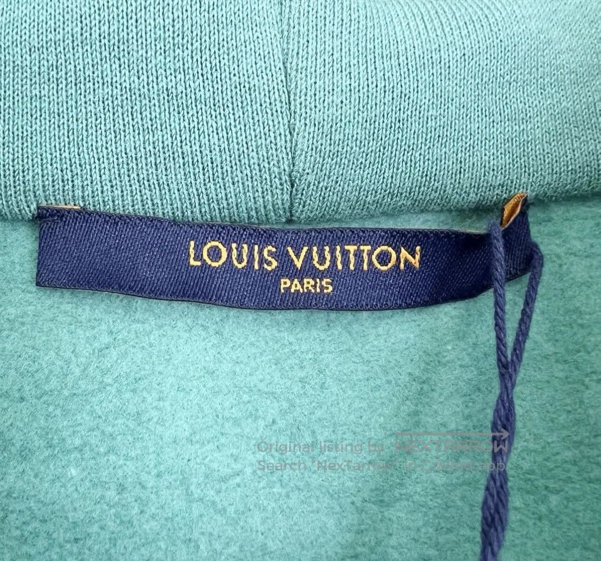 Louis Vuitton Green XXL Hoodie with Drawstrings and Front Pocket. Size US XXL / EU 58 / 5 - 5 Thumbnail