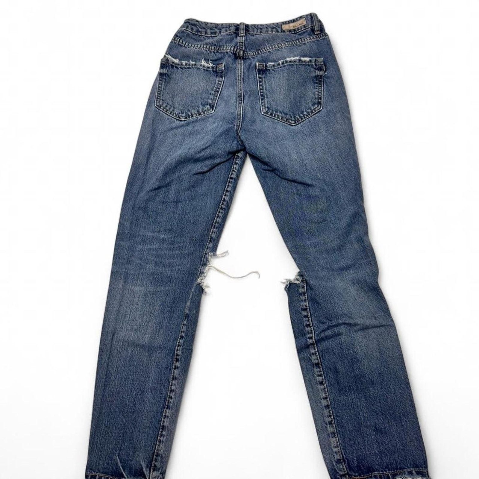 Garage Garage Size 0 Denim Distressed Jeans Straight Leg Size 25" / US 0 / IT 36 - 2 Thumbnail