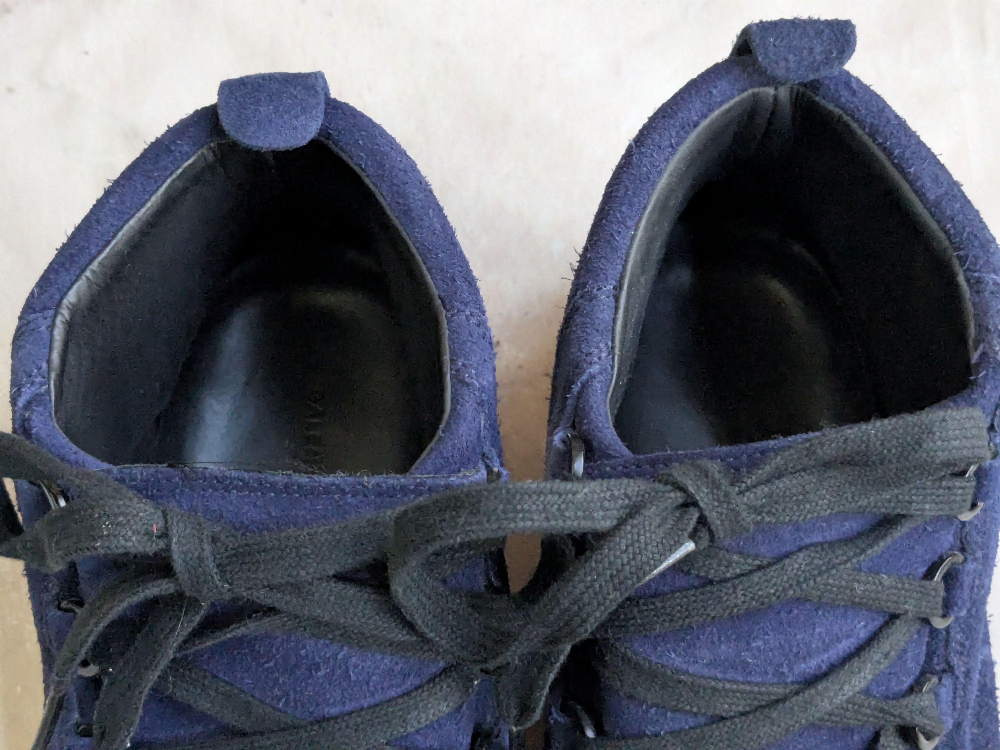 Balenciaga Balenciaga Arena Blue 10 Suede Leather High Tops Black Size US 10 / EU 43 - 2 Thumbnail