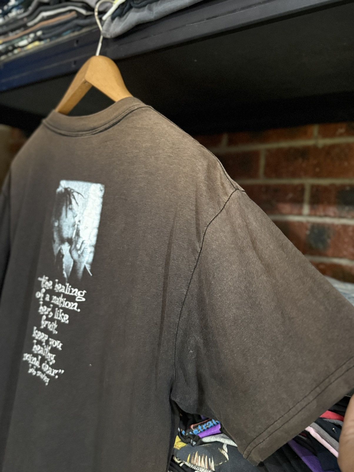 Rap Tees Thrashed Vintage 90s Bob Marley Hope Road Music Sun Faded T Size US L / EU 52-54 / 3 - 12 Thumbnail