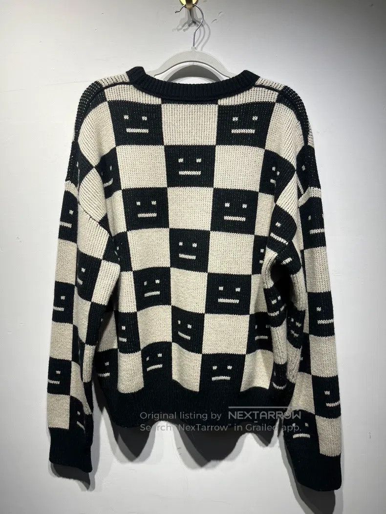 Acne Studios Acne Studios Patterned Plaid Crew-neck Long-sleeve Woolen Size US S / EU 44-46 / 1 - 2 Thumbnail