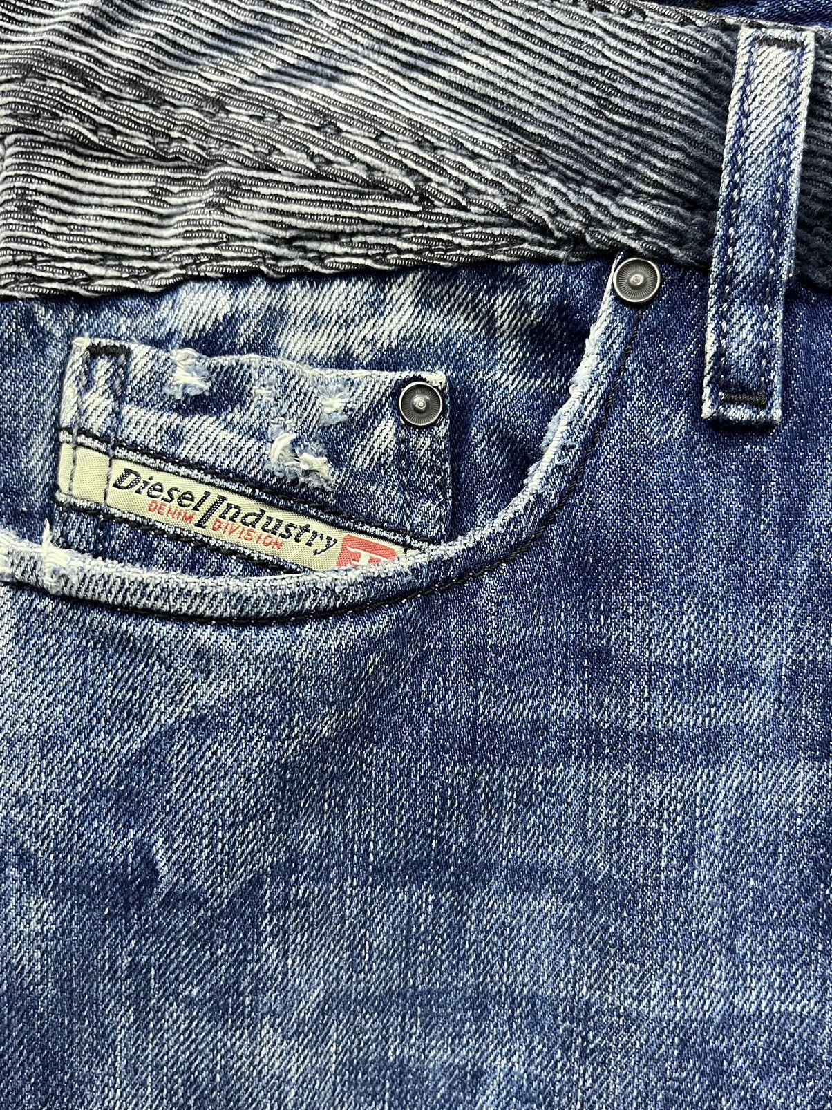 Diesel 🔥DIESEL ACID WASH Distressed Italian Denim FLARE Jeans Size US 30 / EU 46 - 12 Thumbnail