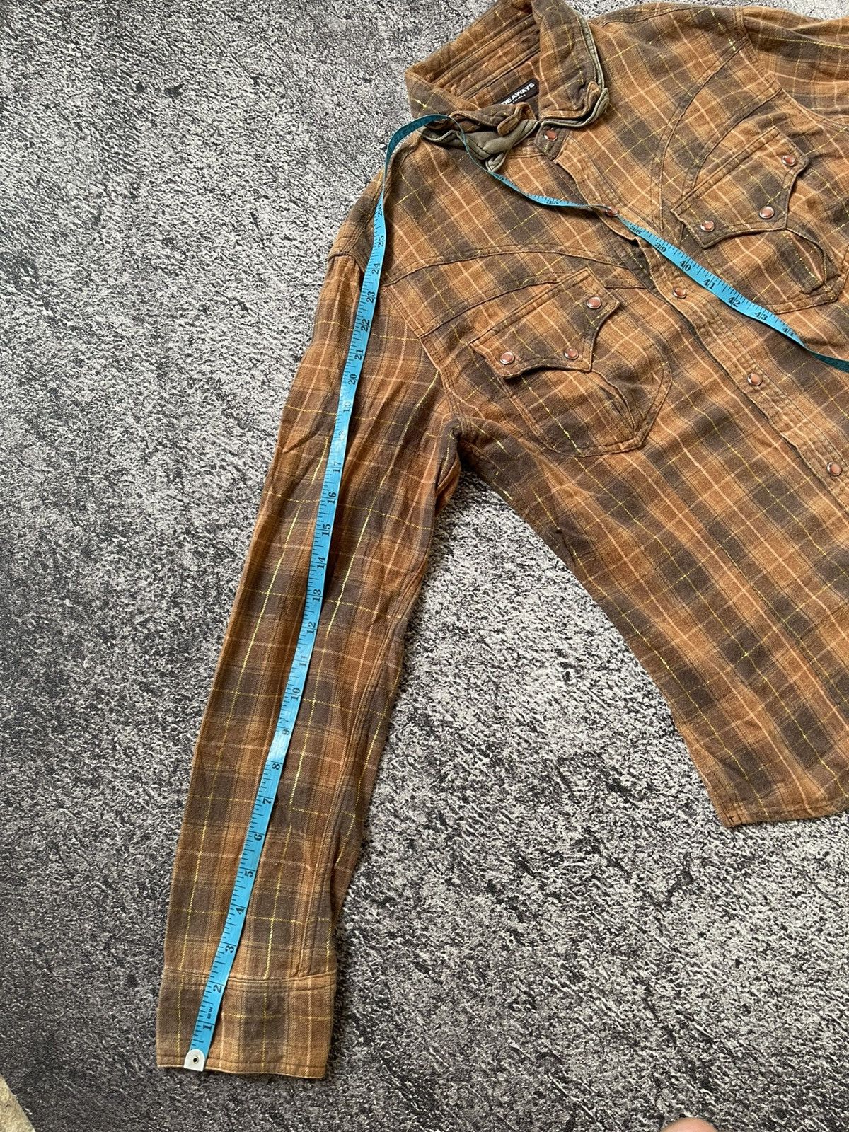 Japanese Brand HIDE AWAYS NICOLE CLUB FLANNEL SHIRT Size US M / EU 48-50 / 2 - 11 Thumbnail