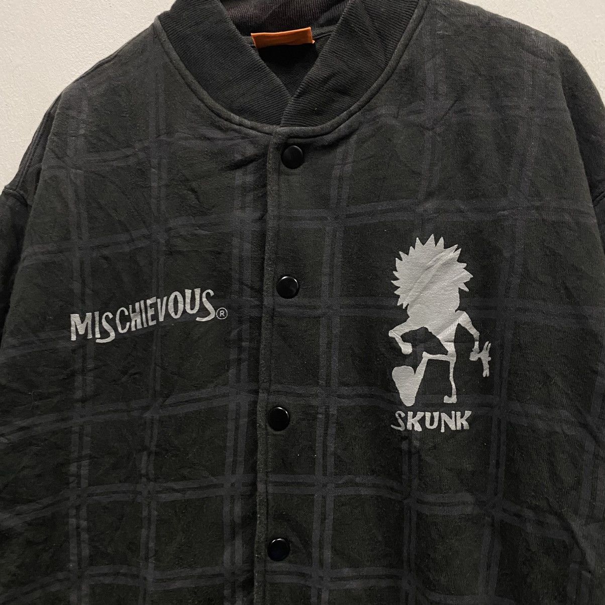 Seditionaries Rare Vintage 90s Mischievous Skunk Plaid Button Emi Nakayama Size US M / EU 48-50 / 2 - 5 Thumbnail