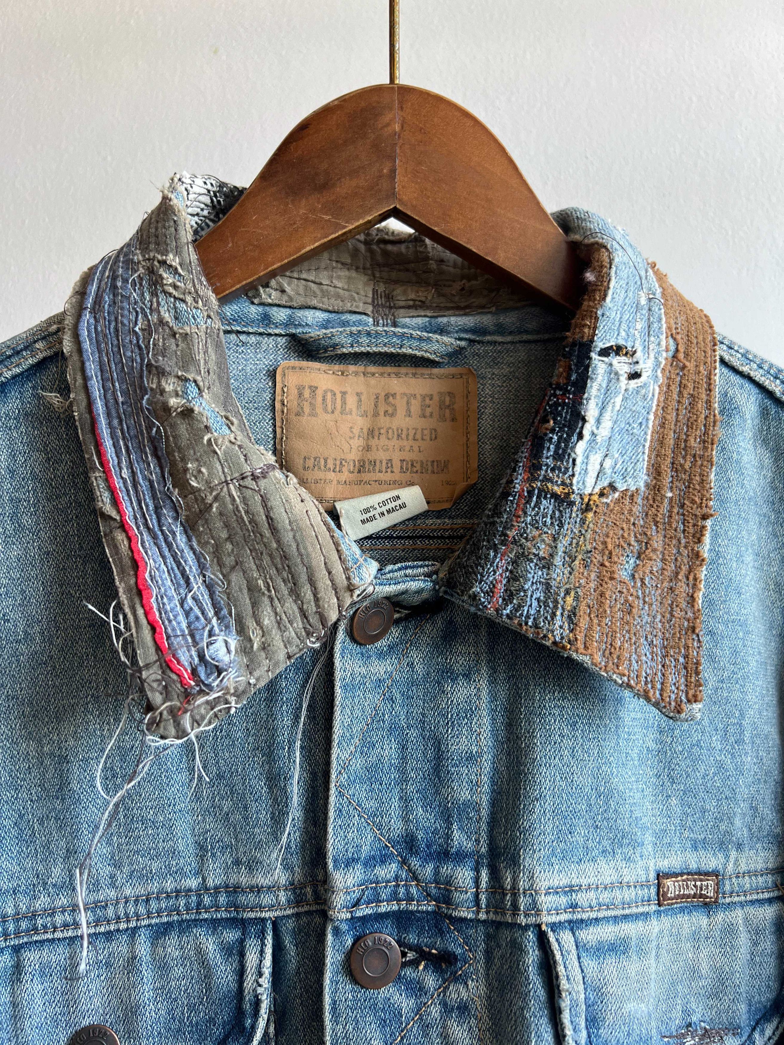 Vintage BORO/PATCHWORK DENIM JACKET DISTRESSED Size US S / EU 44-46 / 1 - 4 Thumbnail