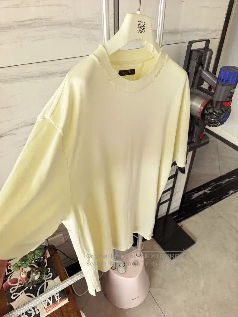 Loro Piana Loro Piana Short Sleeve Made of Pearl Cotton, Soft and Smo Size US L / EU 52-54 / 3 - 8 Thumbnail