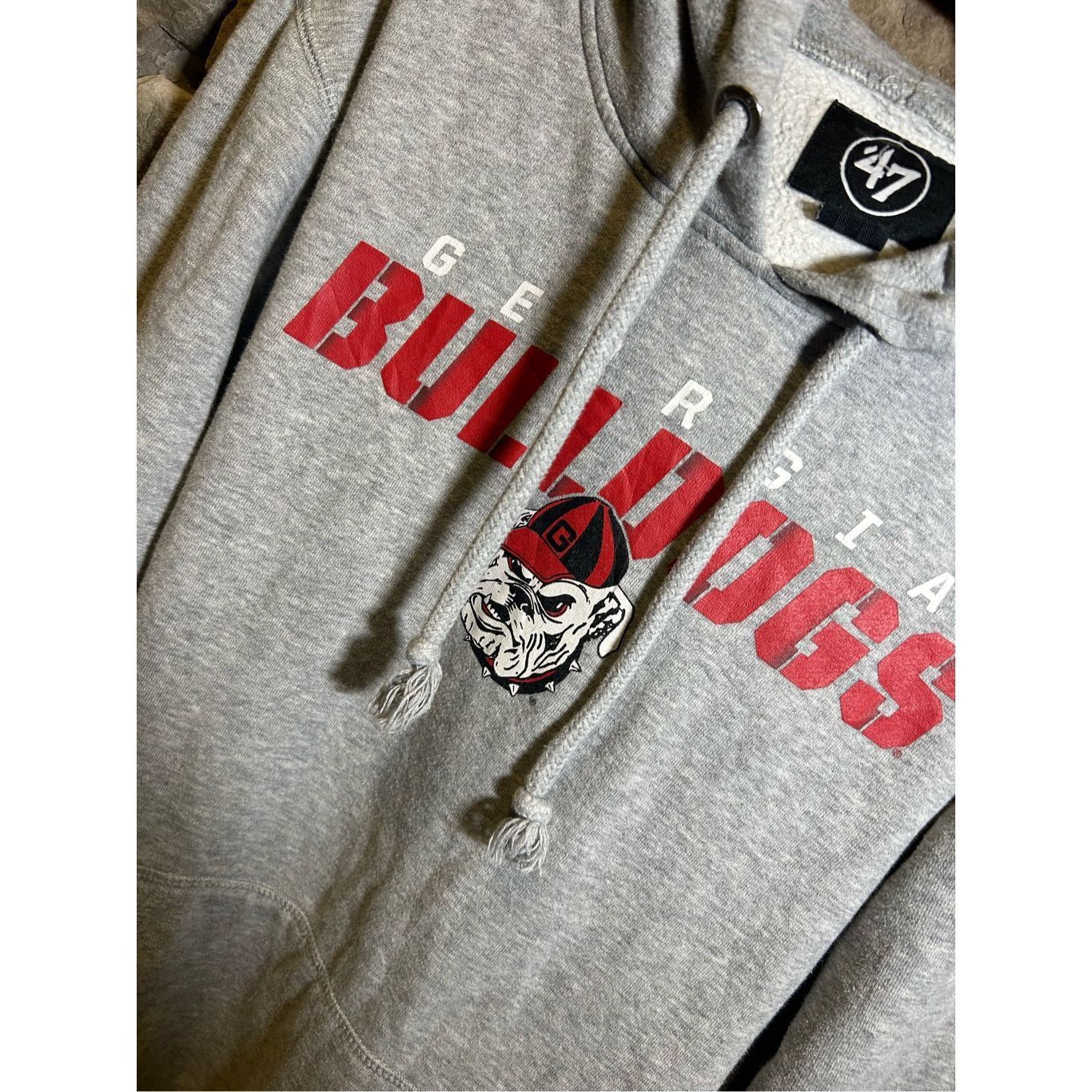 47 Y2K Vintage ‘47 Georgia Bulk Dogs Red Grey Hoodie Sweatshirt Size US S / EU 44-46 / 1 - 2 Thumbnail