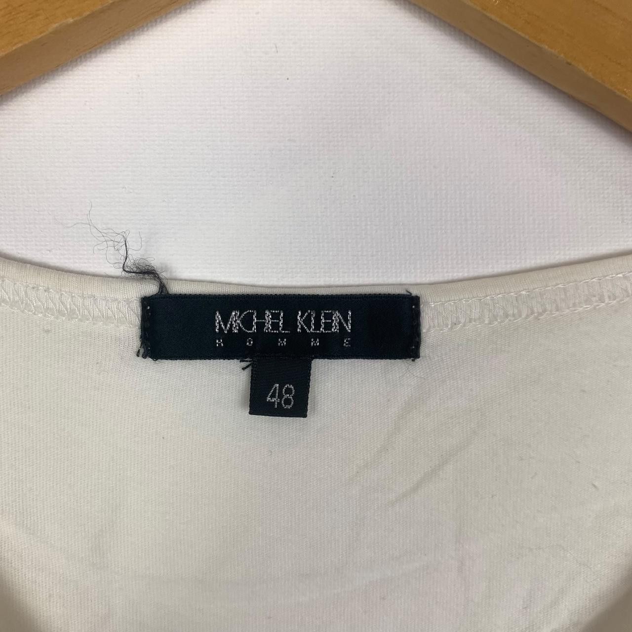 Vintage Vintage MICHEL KLEIN HOMME Collection Cassonade Tee Shirt Size S / US 4 / IT 40 - 3 Thumbnail