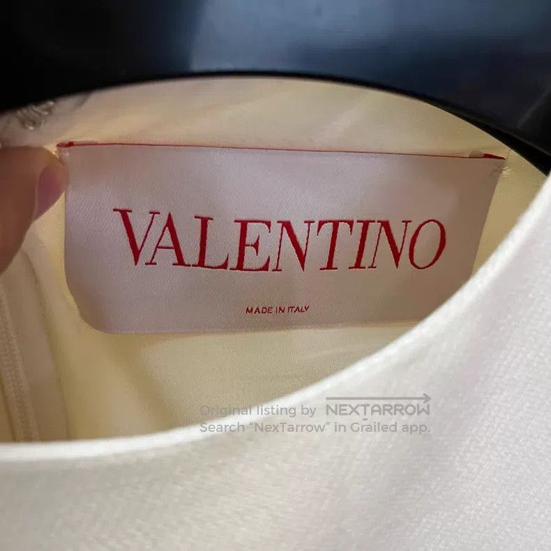 Valentino Valentino Woolen women's dress with white bow Size XS / US 0-2 / IT 36-38 - 5 Thumbnail