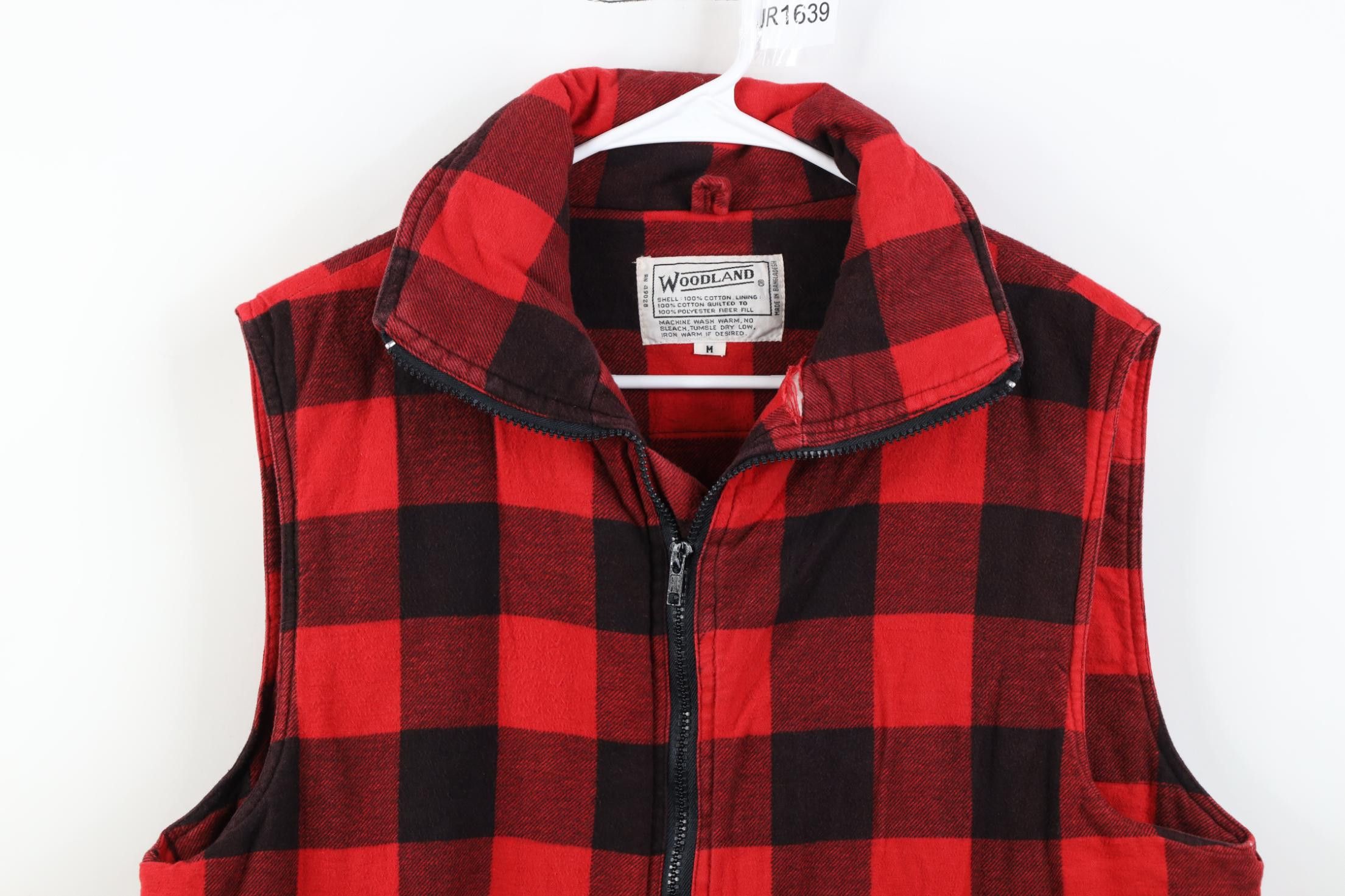 Vintage Vintage 90s Streetwear Puffer Vest Jacket Buffalo Plaid Size US M / EU 48-50 / 2 - 2 Thumbnail