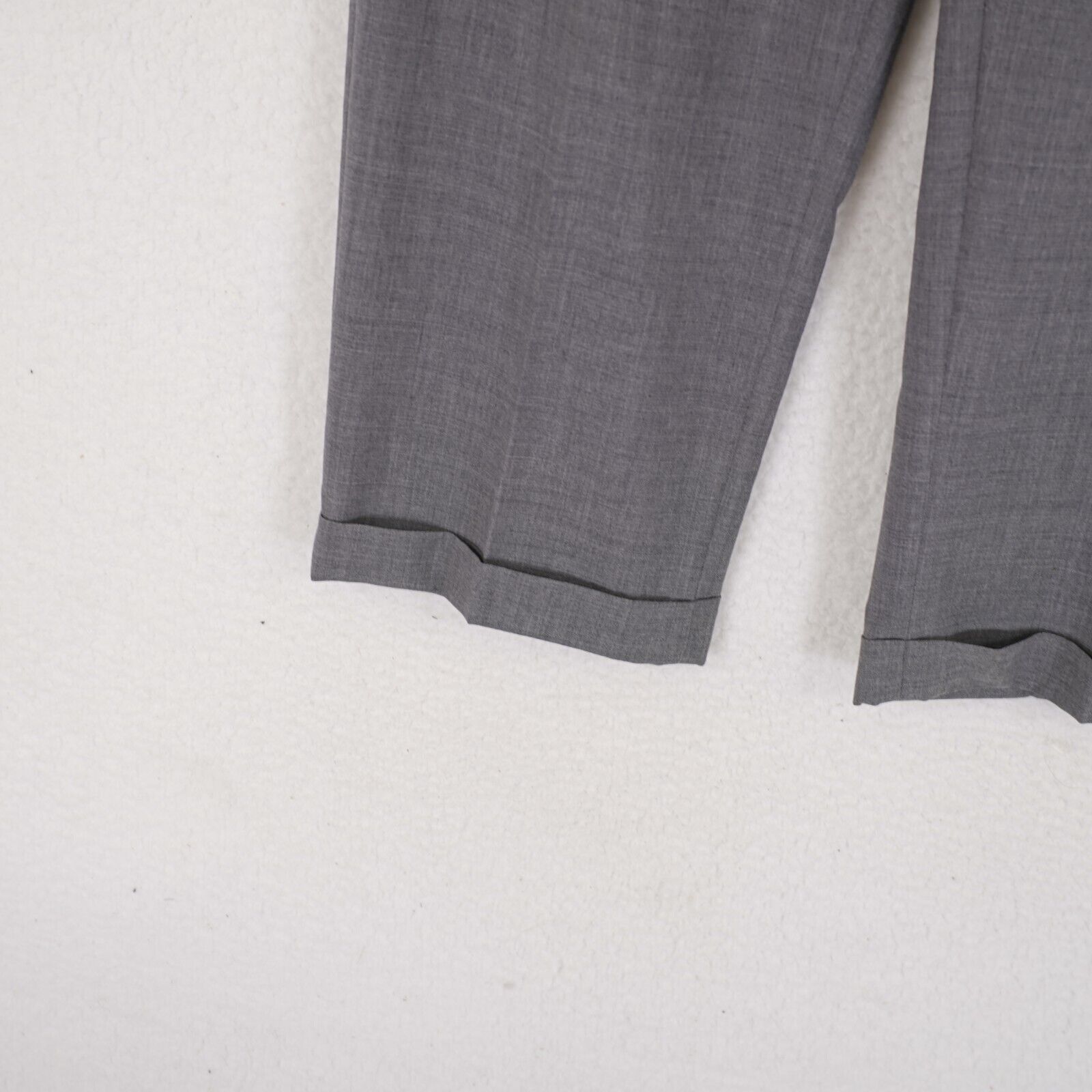 Lauren Ralph Lauren DAMAGED Lauren Ralph Lauren Super 100s Wool Gray Dress Pants Size 36R - 2 Thumbnail