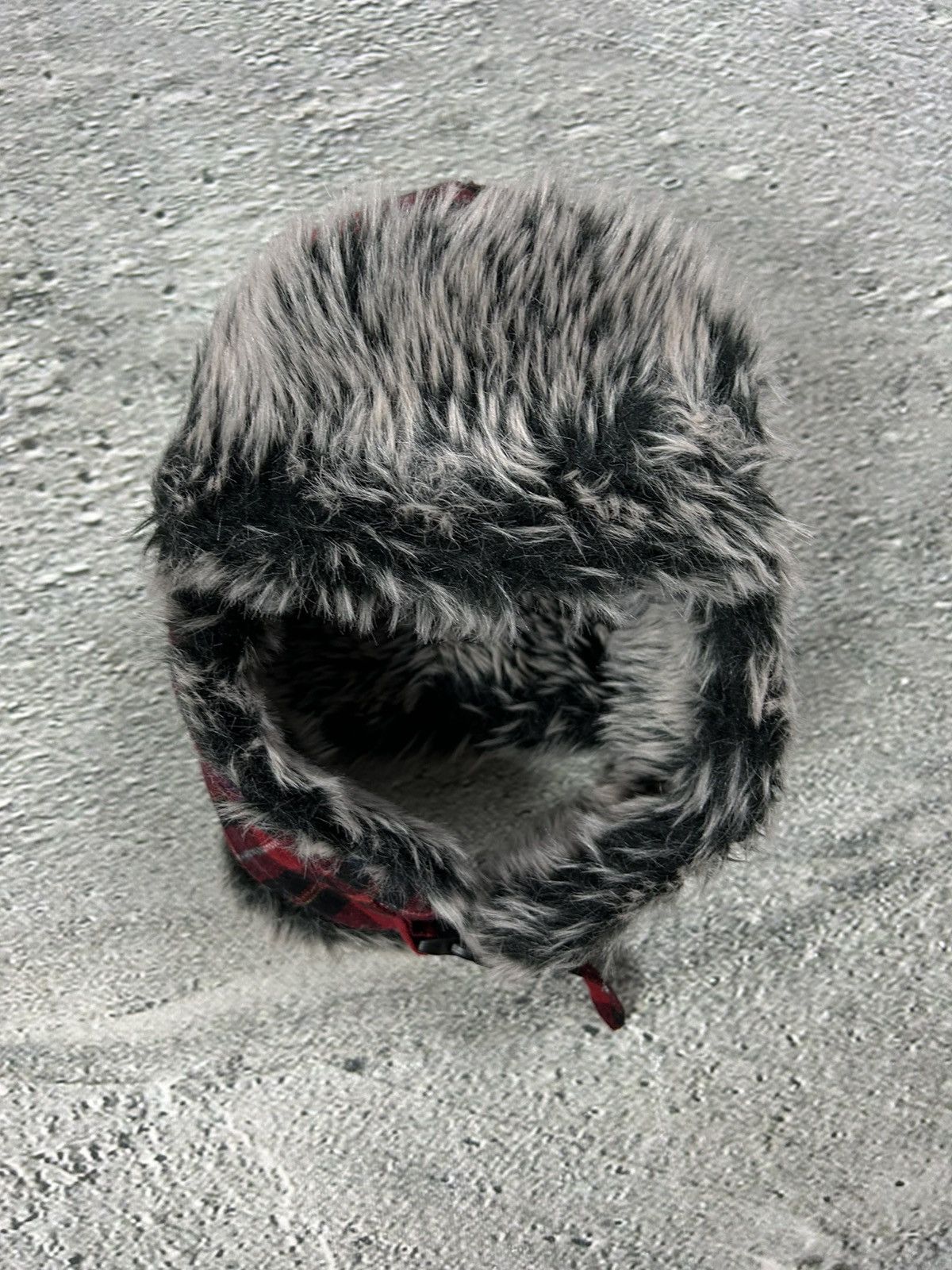 Burton Burton vintage ushanka trooper hat red black with fur Size ONE SIZE - 2 Thumbnail
