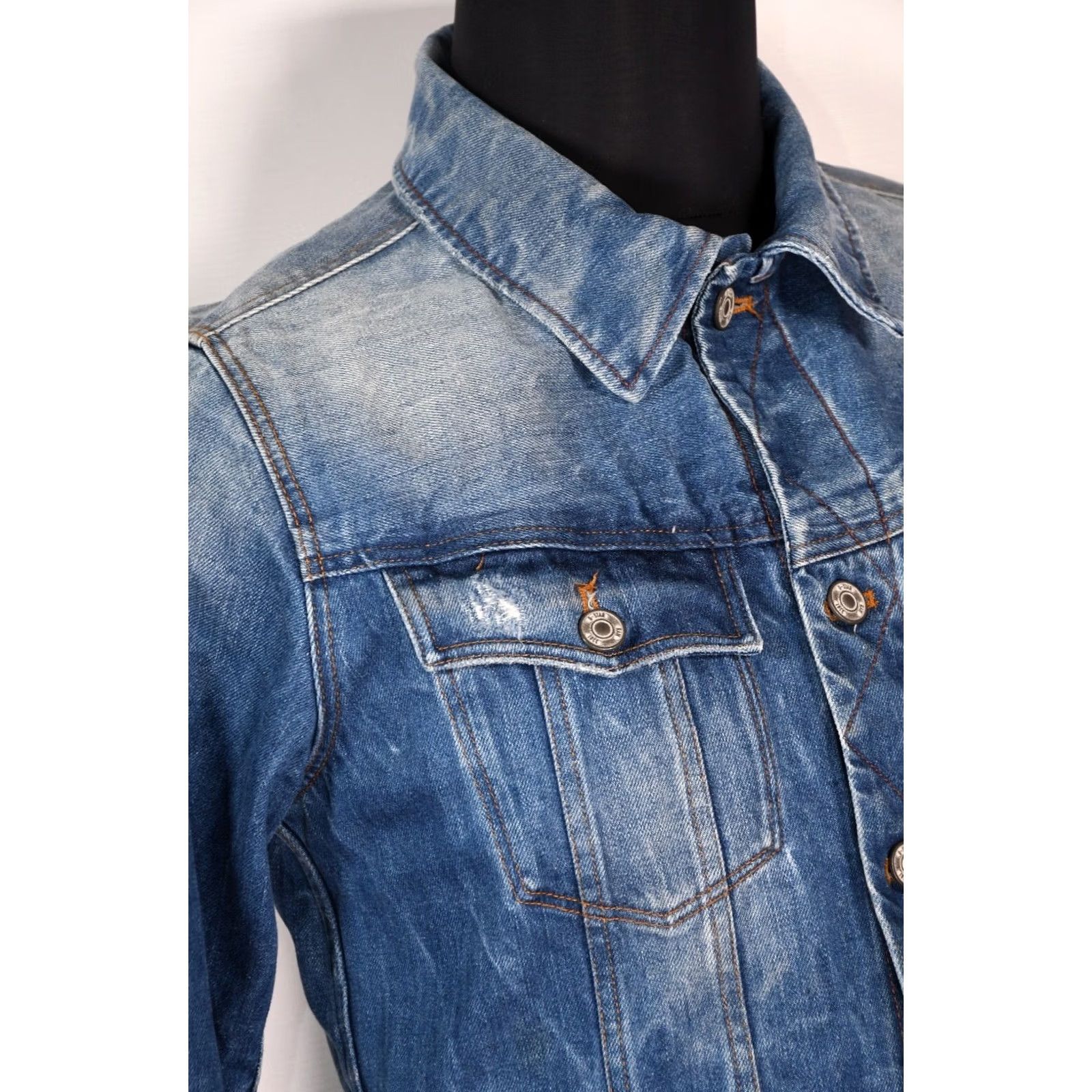 G-Star G-Star Slim Tailor 3D Denim Jacket L Mens Blue Jeans Jacket Size US L / EU 52-54 / 3 - 6 Thumbnail