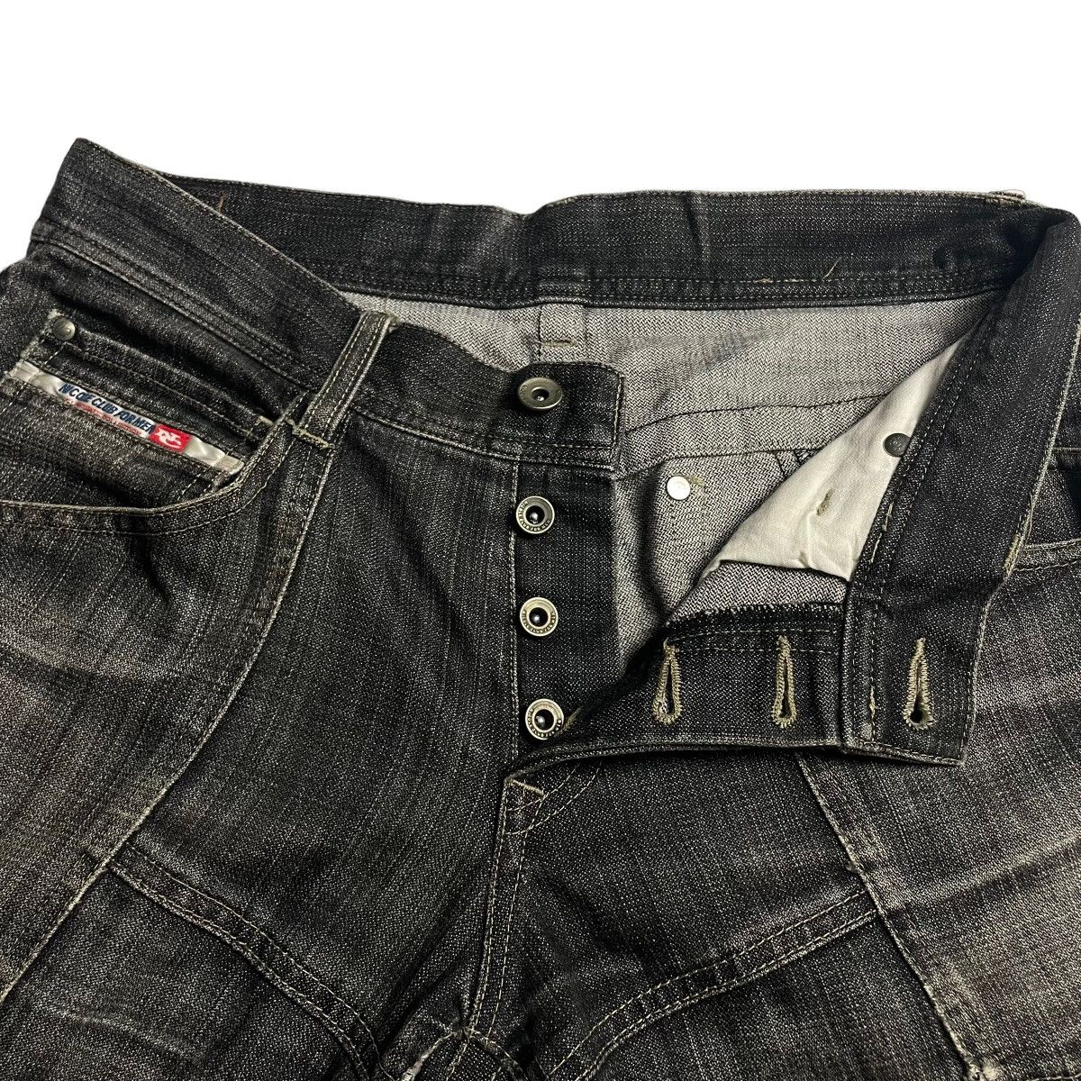 If Six Was Nine 🇯🇵 VINTAGE NICOLE CLUB FOR MEN PATCHWORK DENIM PANTS Size US 30 / EU 46 - 8 Thumbnail