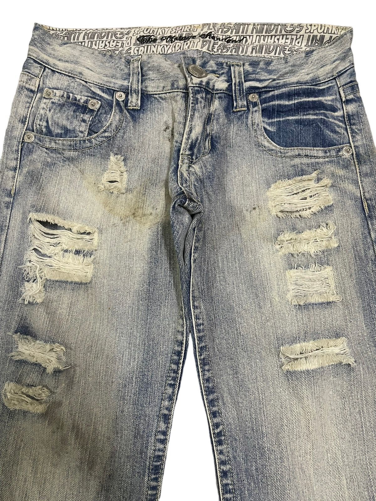 semanticdesign Vintage Japanese Brand Blue Wash Distressed Style Jeans Size US 31 - 3 Thumbnail