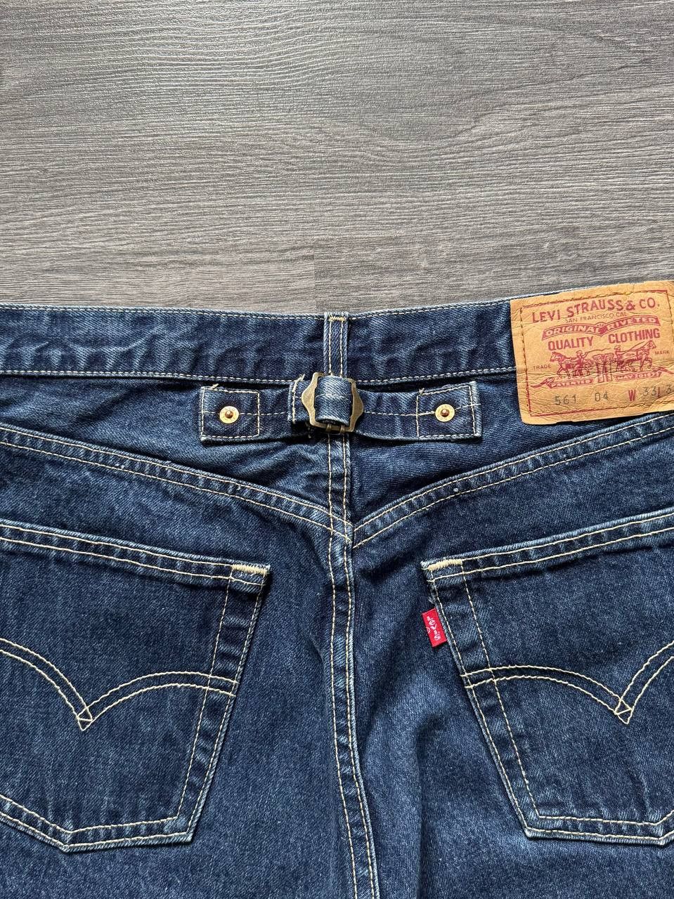 Levi's Vintage Levi's 561 buckle back blue shorts Size US 30 / EU 46 - 6 Thumbnail