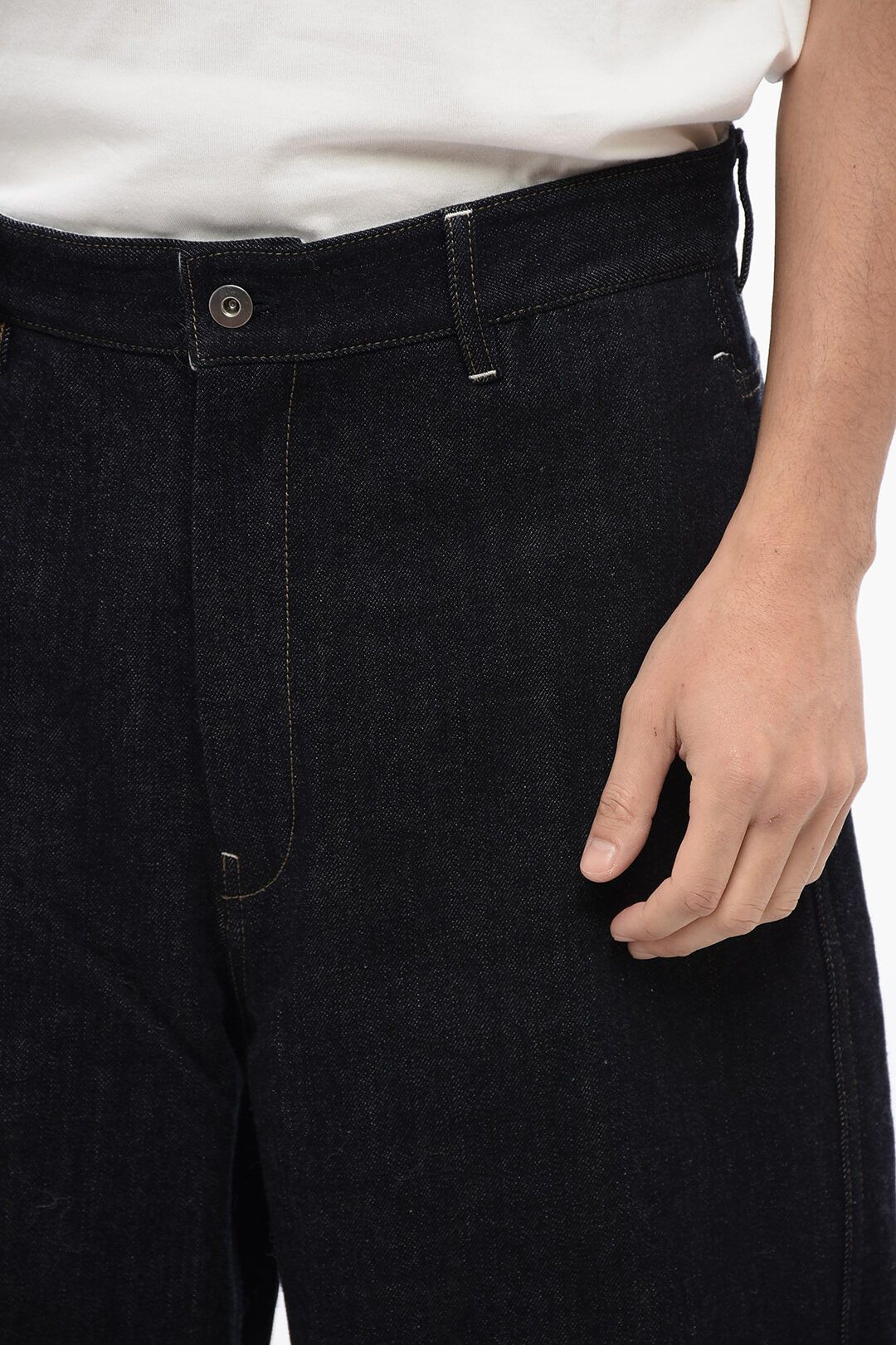 Jil Sander og1mm0625 Straight-Fit Jeans in Dark Blue Size US 30 / EU 46 - 3 Thumbnail