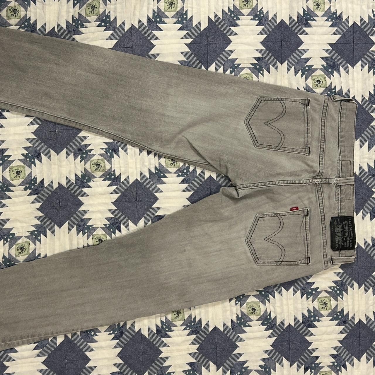 Levi's × Levi's Vintage Clothing Vintage Levi Skinny 511 Grey Jeans Size US 29 - 5 Thumbnail