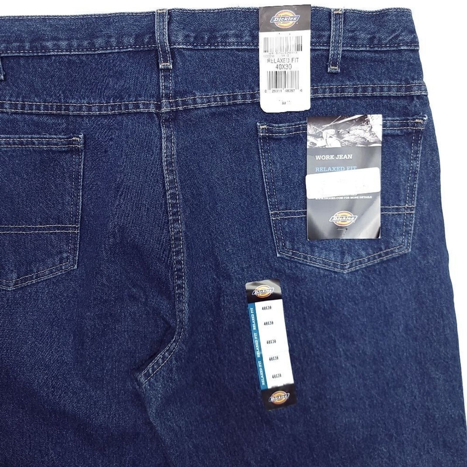 Dickies NWT Y2K Dickies Relaxed Work Jeans Mens 40x30 Thick Denim Size US 40 / EU 56 - 7 Thumbnail