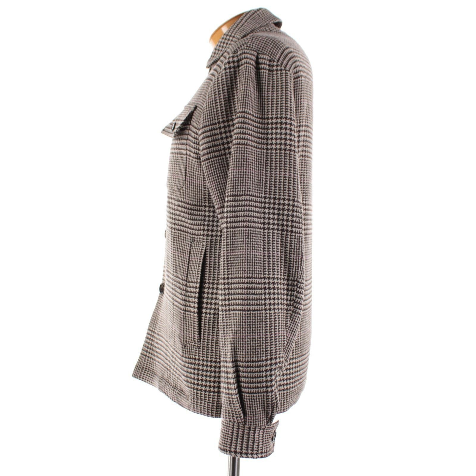 SARTORIO Sartorio Overshirt Size M US In Brown Wool Blend Size US M / EU 48-50 / 2 - 4 Thumbnail
