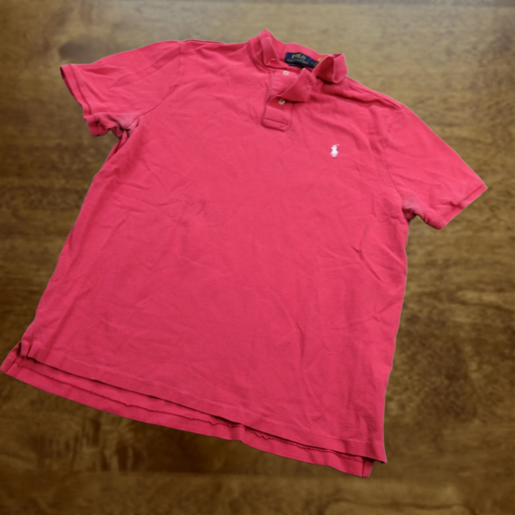 Polo Ralph Lauren Polo Ralph Lauren Shirt Mens Large Short Sleeve Lightweight Pink Classic Fit Size US L / EU 52-54 / 3 - 1 Thumbnail