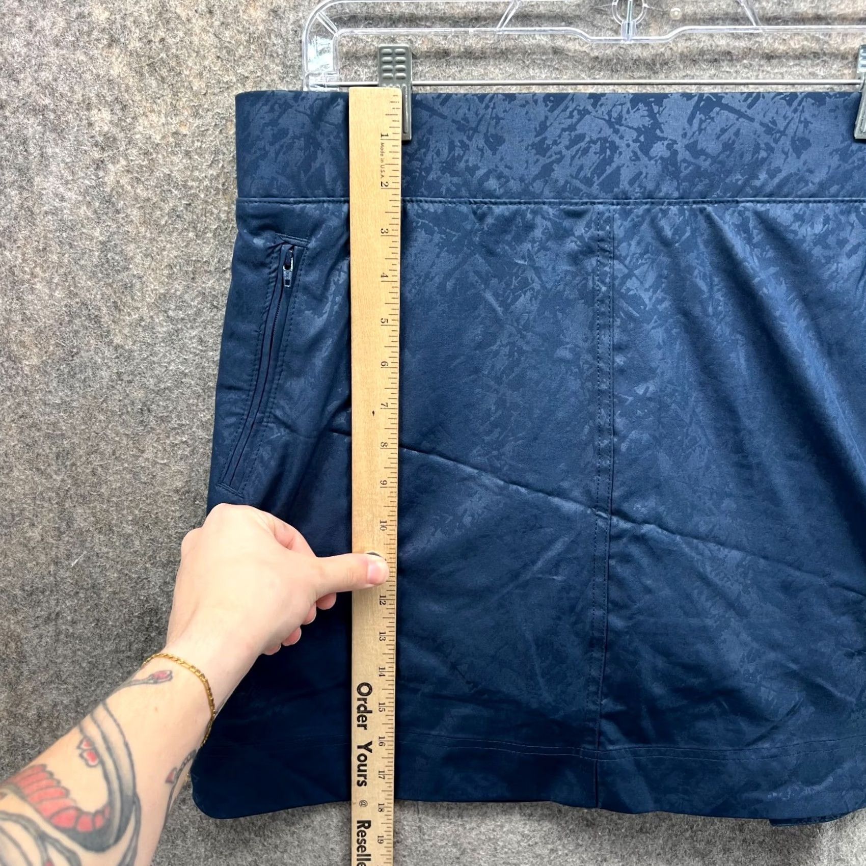 Orvis Orvis Skirt Women Large Blue Navy Athletic Training Polyester Skort Tennis Casual Travel Size 36" / US 14 / IT 50 - 6 Thumbnail