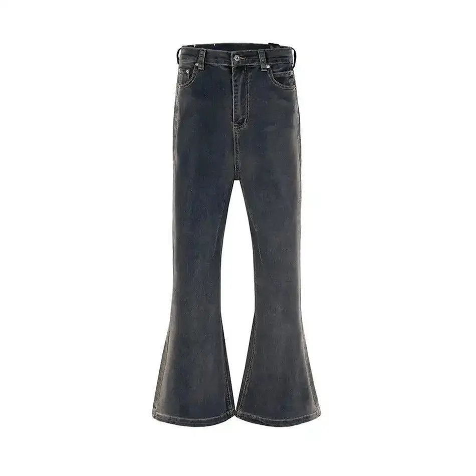 Japanese Brand RO Style Gradient Washed Sashes Flare Jeans Size US 32 / EU 48 - 5 Thumbnail