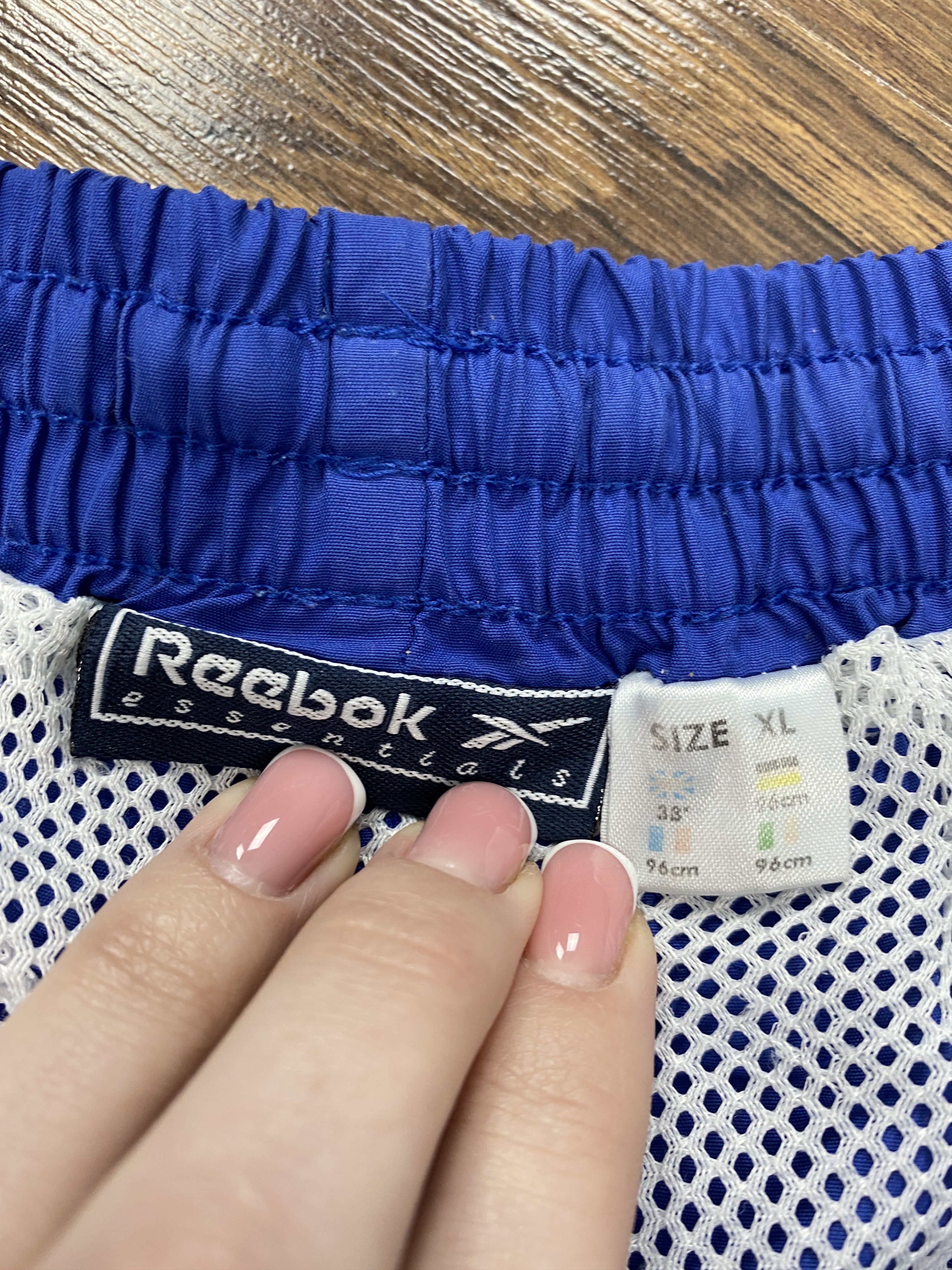 Reebok × Vintage Reebok Vintage Mens Nylon Shorts Size US 36 / EU 52 - 6 Thumbnail