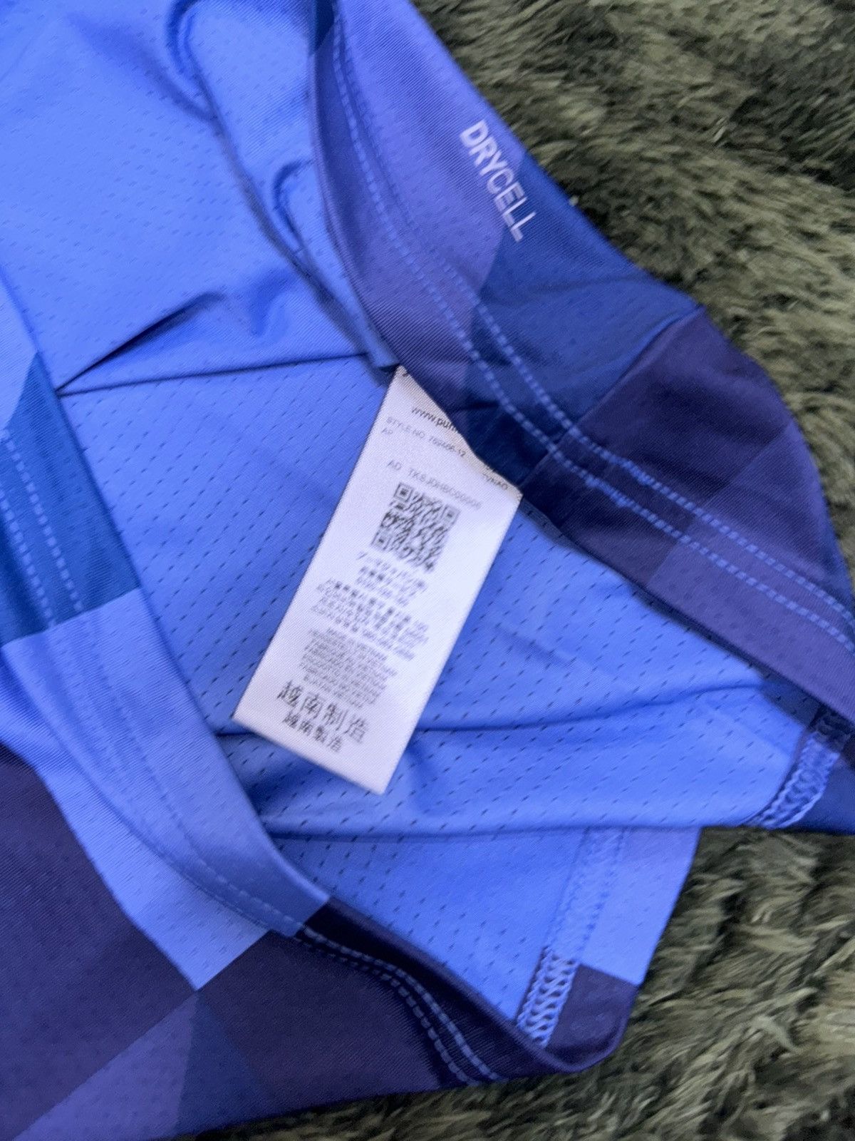 Puma [M] PUMA MCFC mancity 22-23 prematch jersey blue checker Size US M / EU 48-50 / 2 - 5 Thumbnail