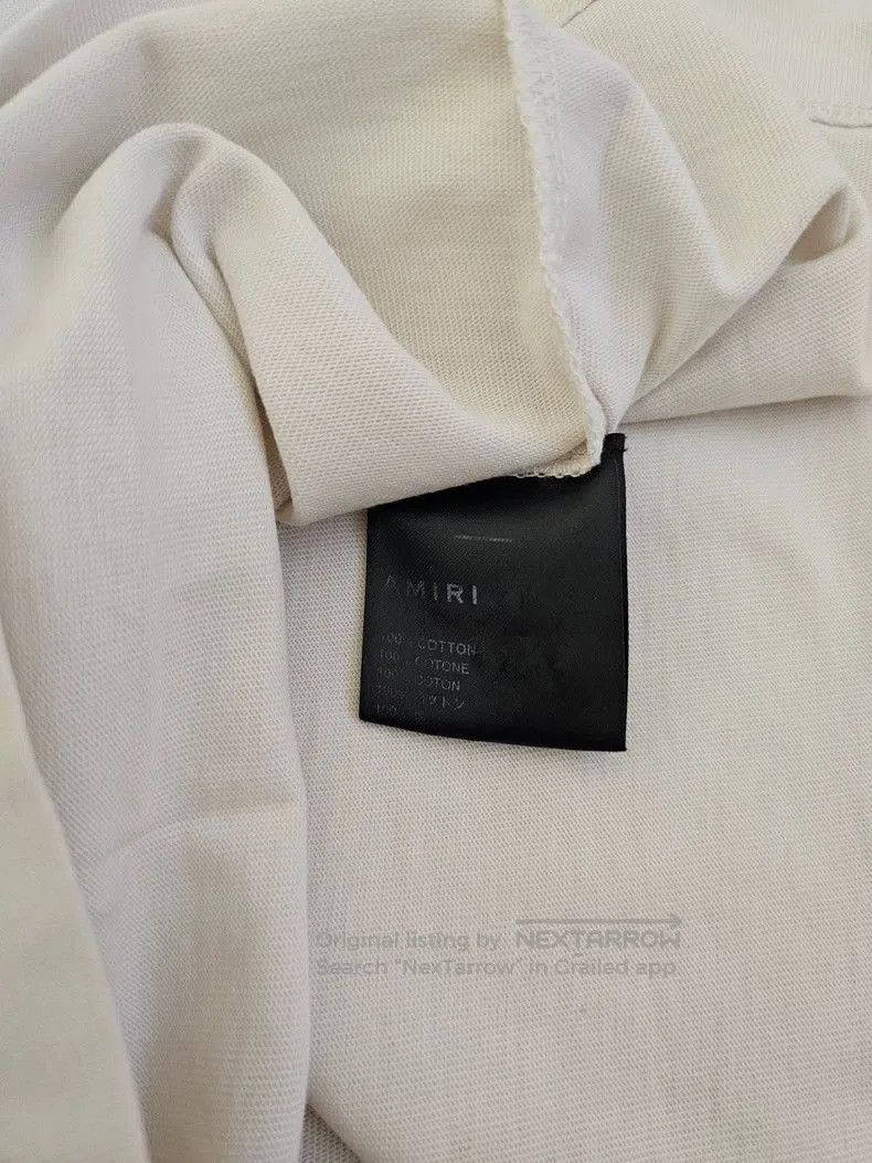 Amiri AMIRI Beige Short Sleeve Logo T. Size US M / EU 48-50 / 2 - 5 Thumbnail