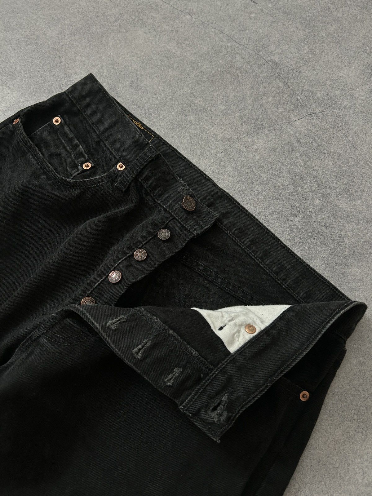 Levi's Vintage Levis 618 black washed jeans mens rare Size US 32 / EU 48 - 6 Thumbnail