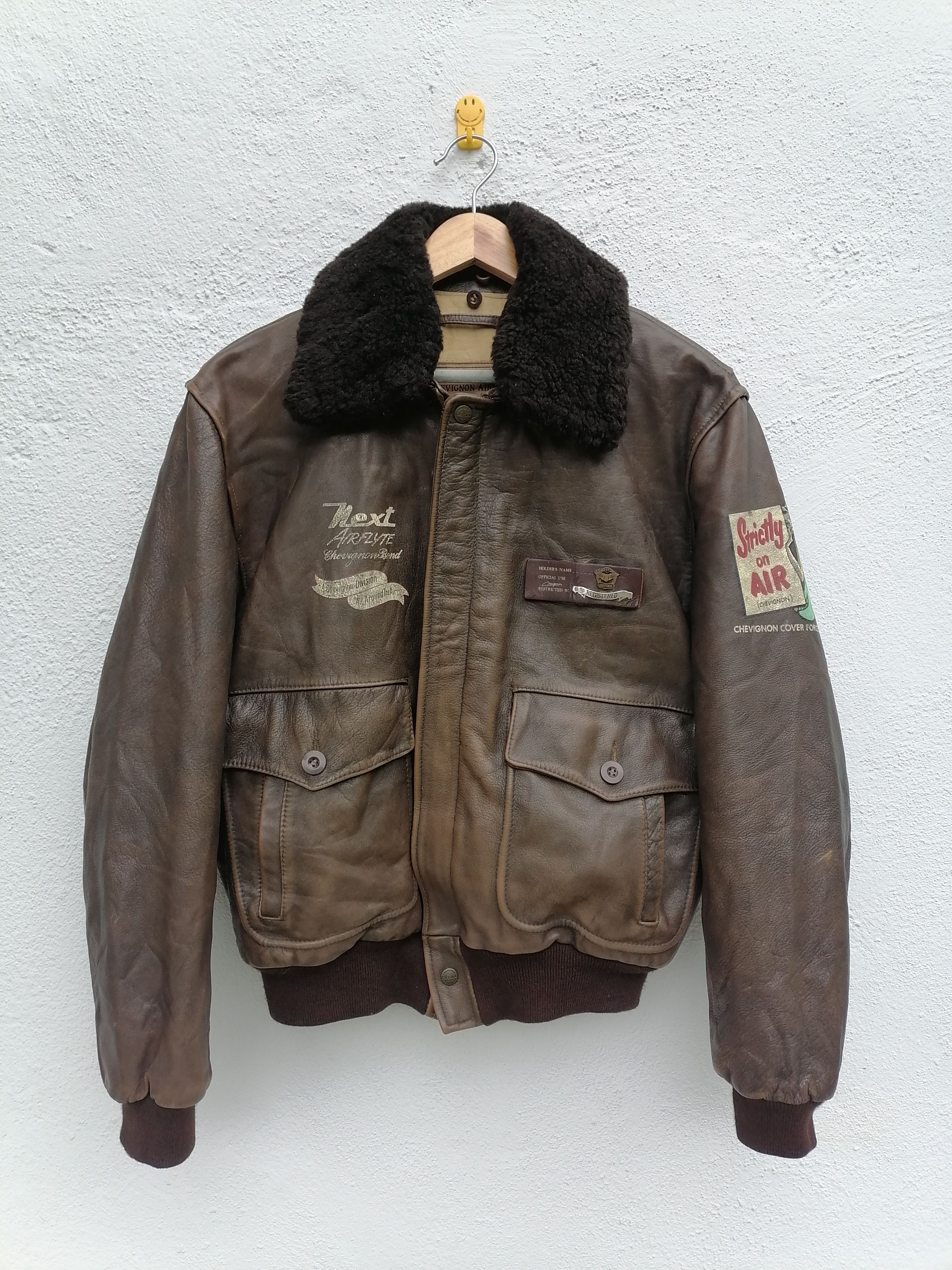 Chevignon Vintage Chevignon G-1 Leather Bomber Jackets Size US M / EU 48-50 / 2 - 1 Thumbnail
