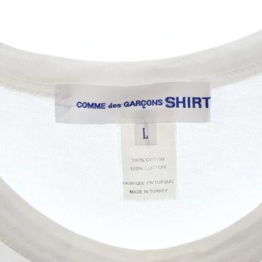 Comme des Garcons SHIRT T-Shirts Crew neck short sleeve cut and sewn White Size US L / EU 52-54 / 3 - 5 Thumbnail