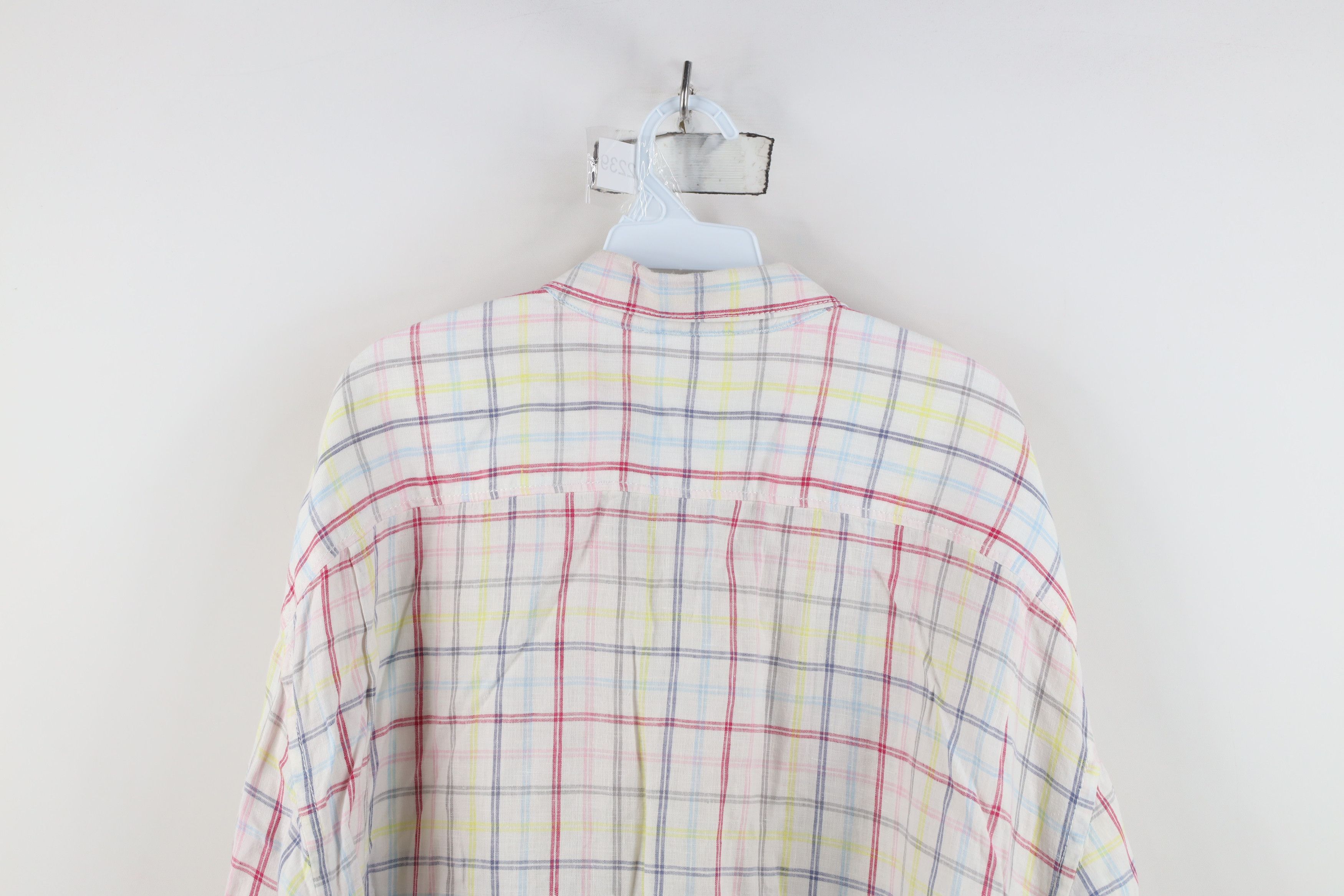 Tommy Bahama Vintage Tommy Bahama Rainbow Plaid Collared Button Shirt Size US XXL / EU 58 / 5 - 13 Thumbnail