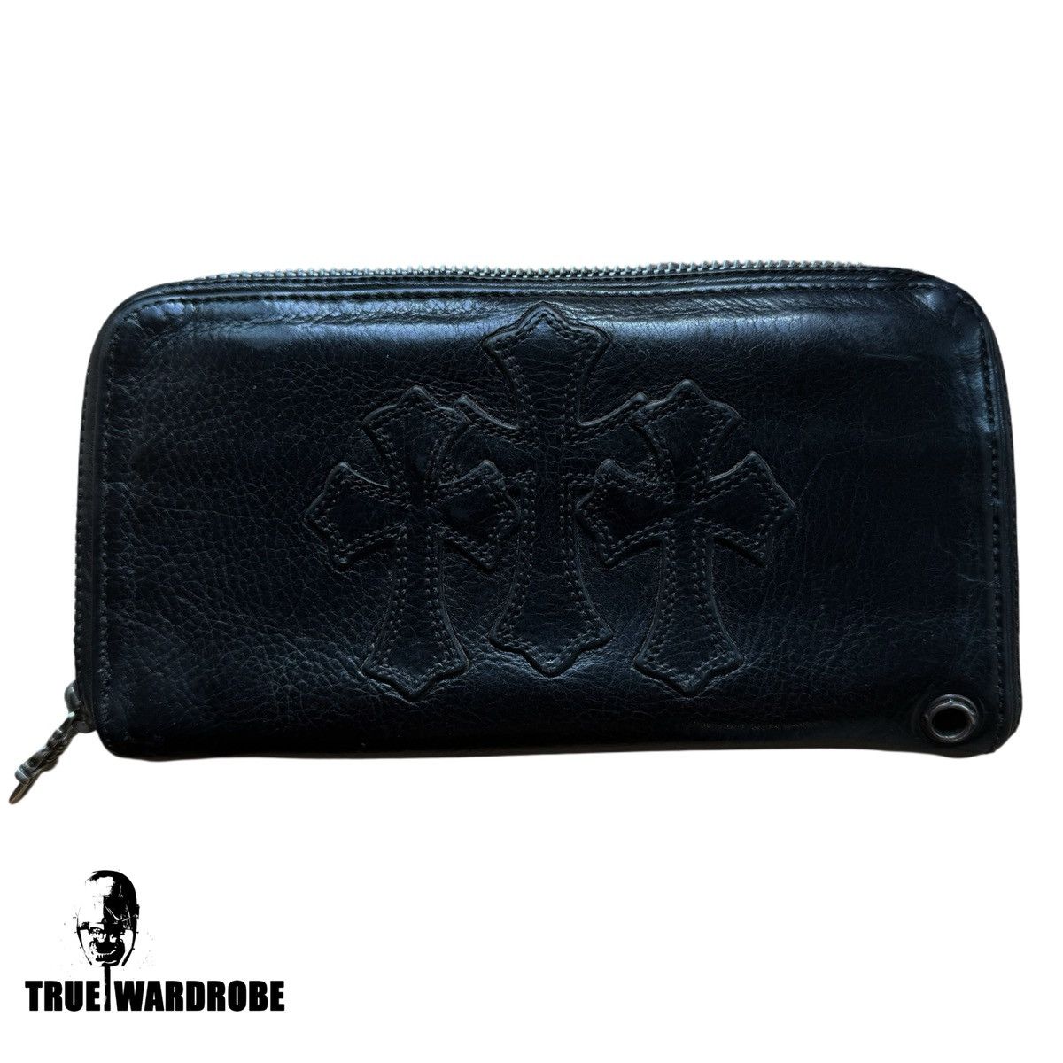 Chrome Hearts Chrome Hearts 3 Side Zip Pyramid Stud Wallet