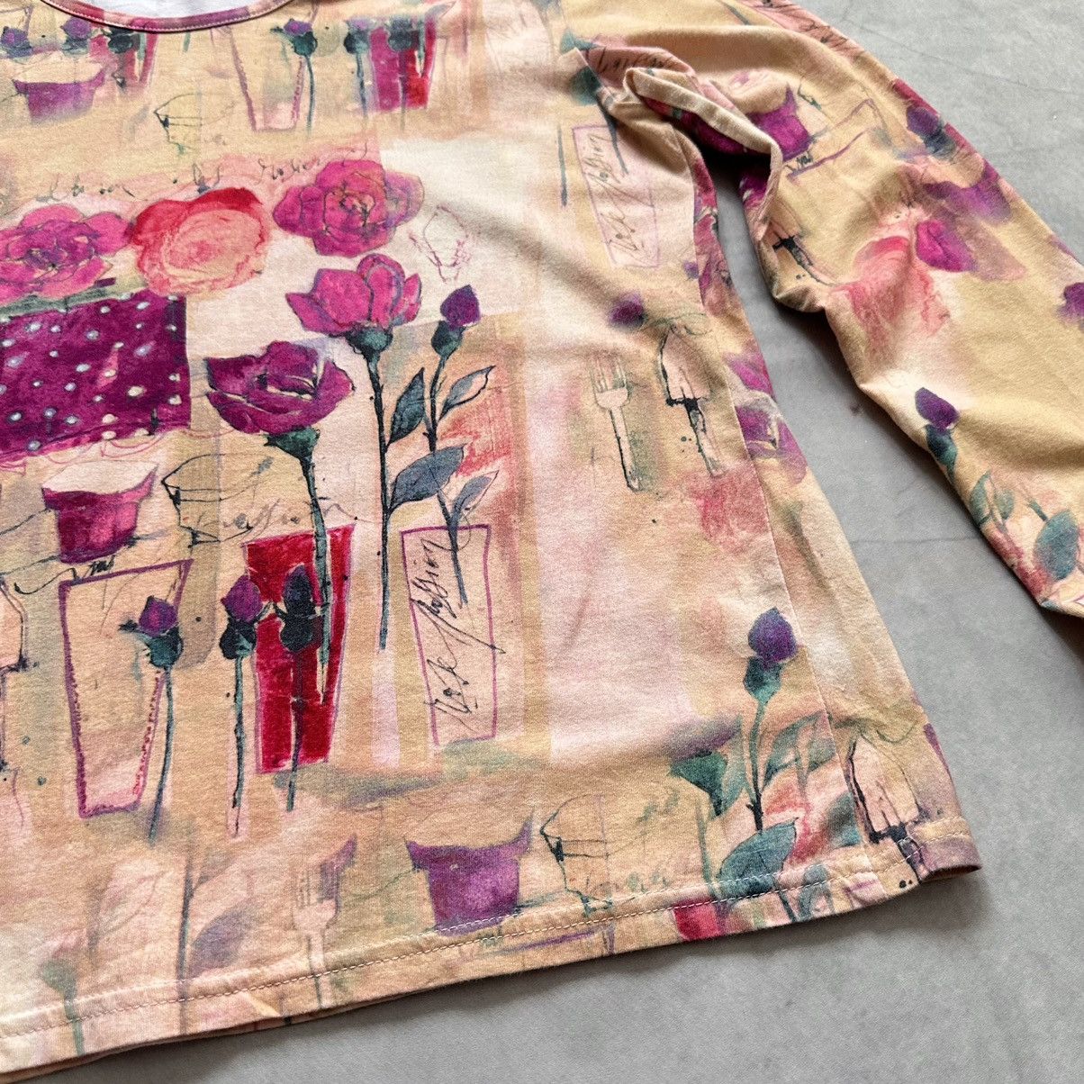 Hysteric Glamour Japan Floral Hysteric Glamour Style Long Sleeve T Shirt Y2K Size M / US 6-8 / IT 42-44 - 9 Thumbnail