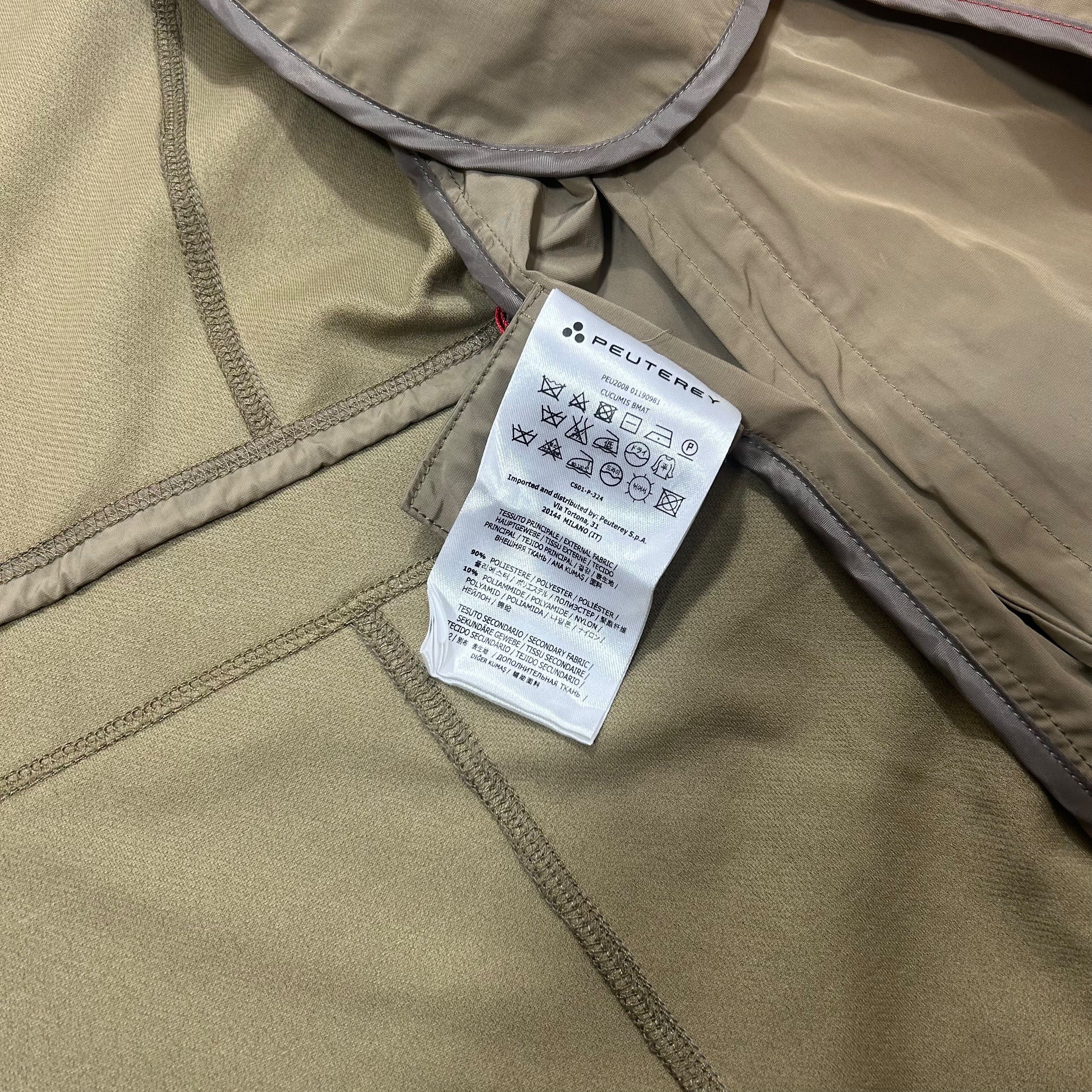 Peuterey Peuterey Light Collared Button Brown Work Jacket Size 52 Size US L / EU 52-54 / 3 - 7 Thumbnail