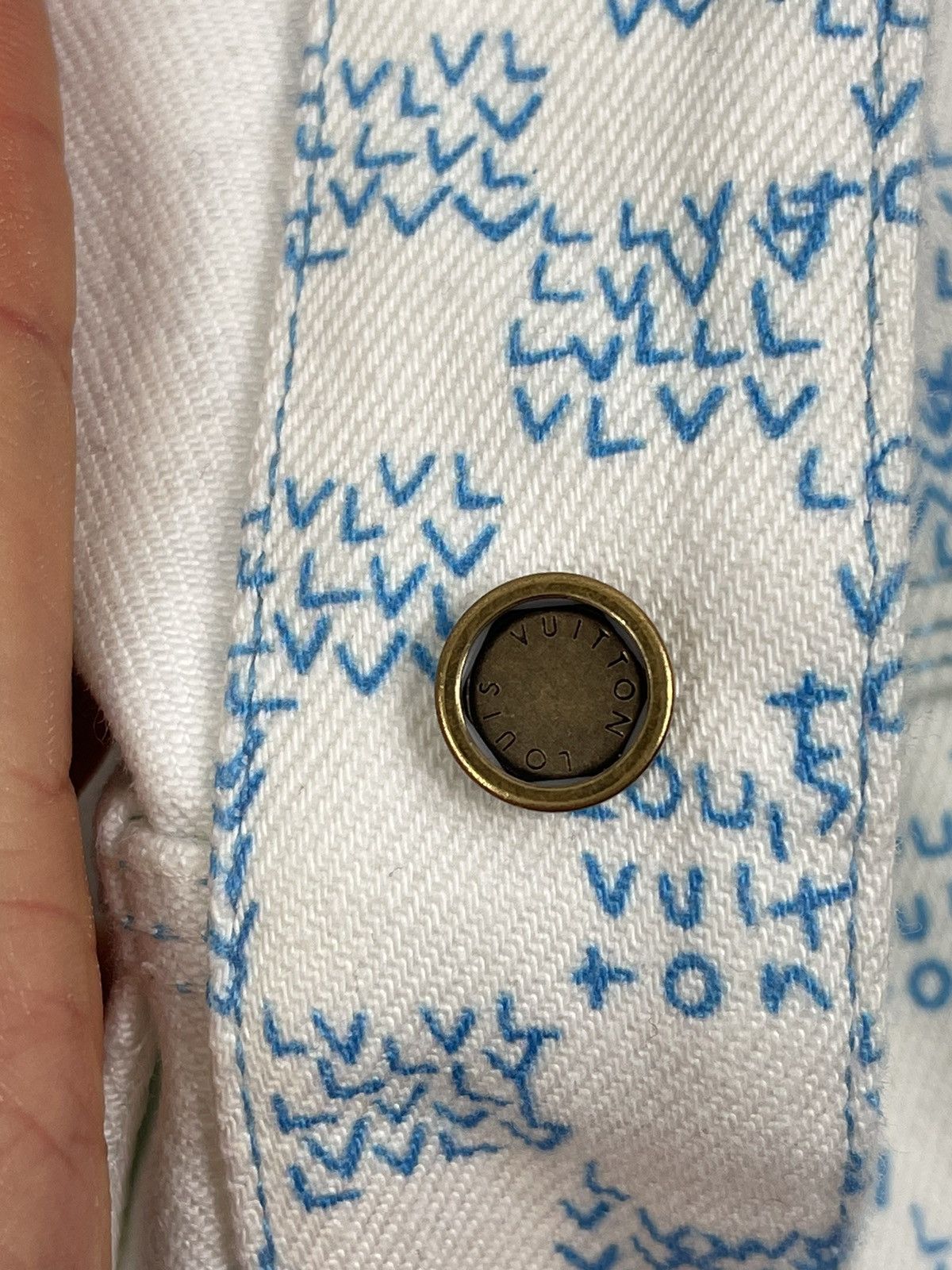 Louis Vuitton LANDSCAPE DENIM JACKET Size US XXL / EU 58 / 5 - 6 Thumbnail