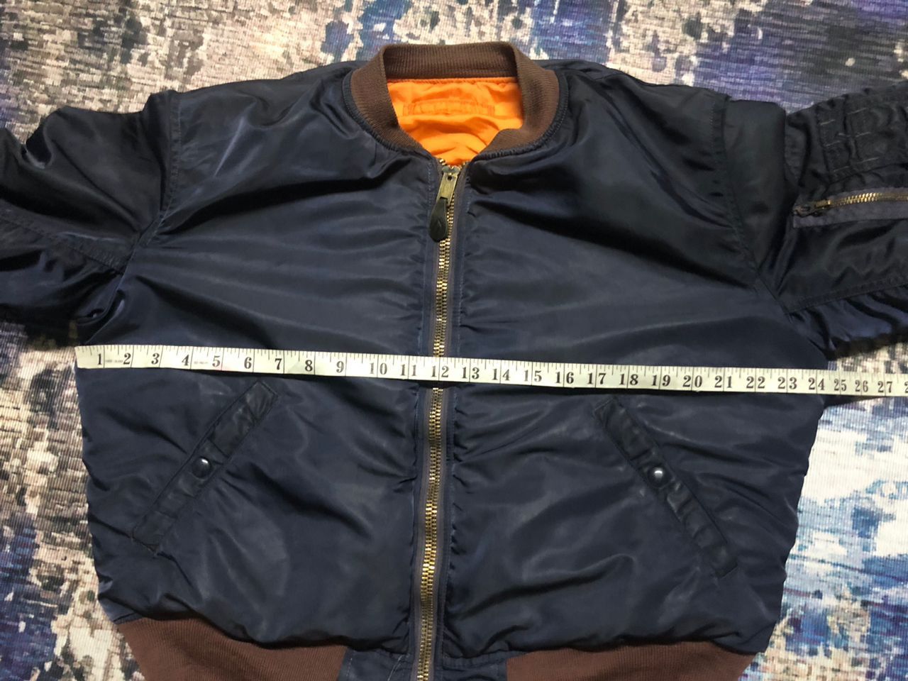 Alpha Industries Vintage 1968 Alpha Industries USAF MA-1 Flight Bomber Jacket Size US M / EU 48-50 / 2 - 17 Thumbnail