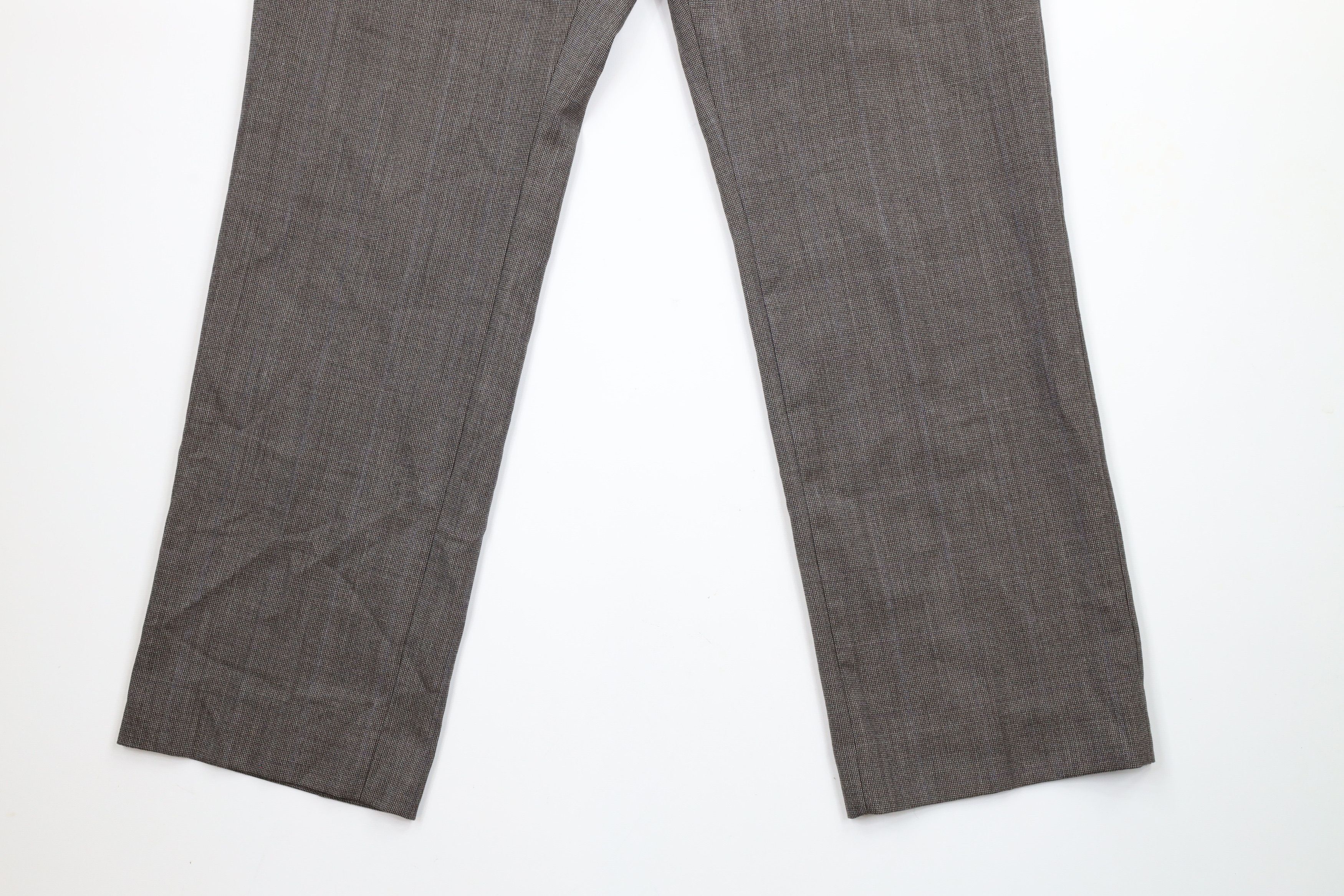Banana Republic × Vintage Banana Republic Fit Wool Wide Leg Chino Pants Trousers Brown Size US 33 - 4 Thumbnail